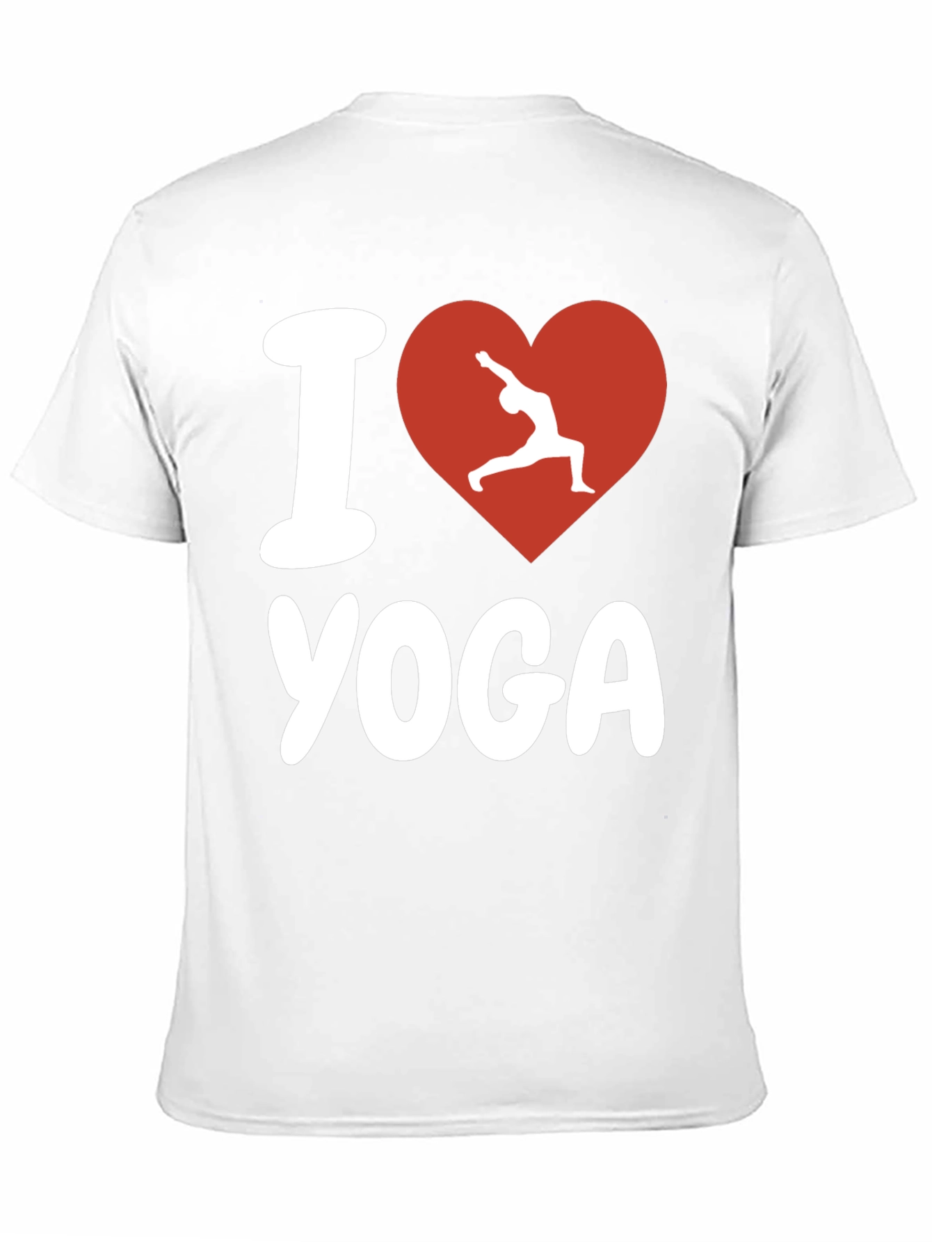 I Love Yoga Graphic Tee - Black Unisex T-Shirt