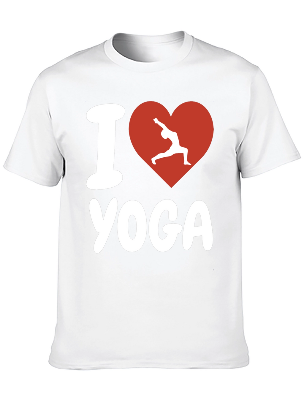 I Love Yoga Graphic Tee - Black Unisex T-Shirt