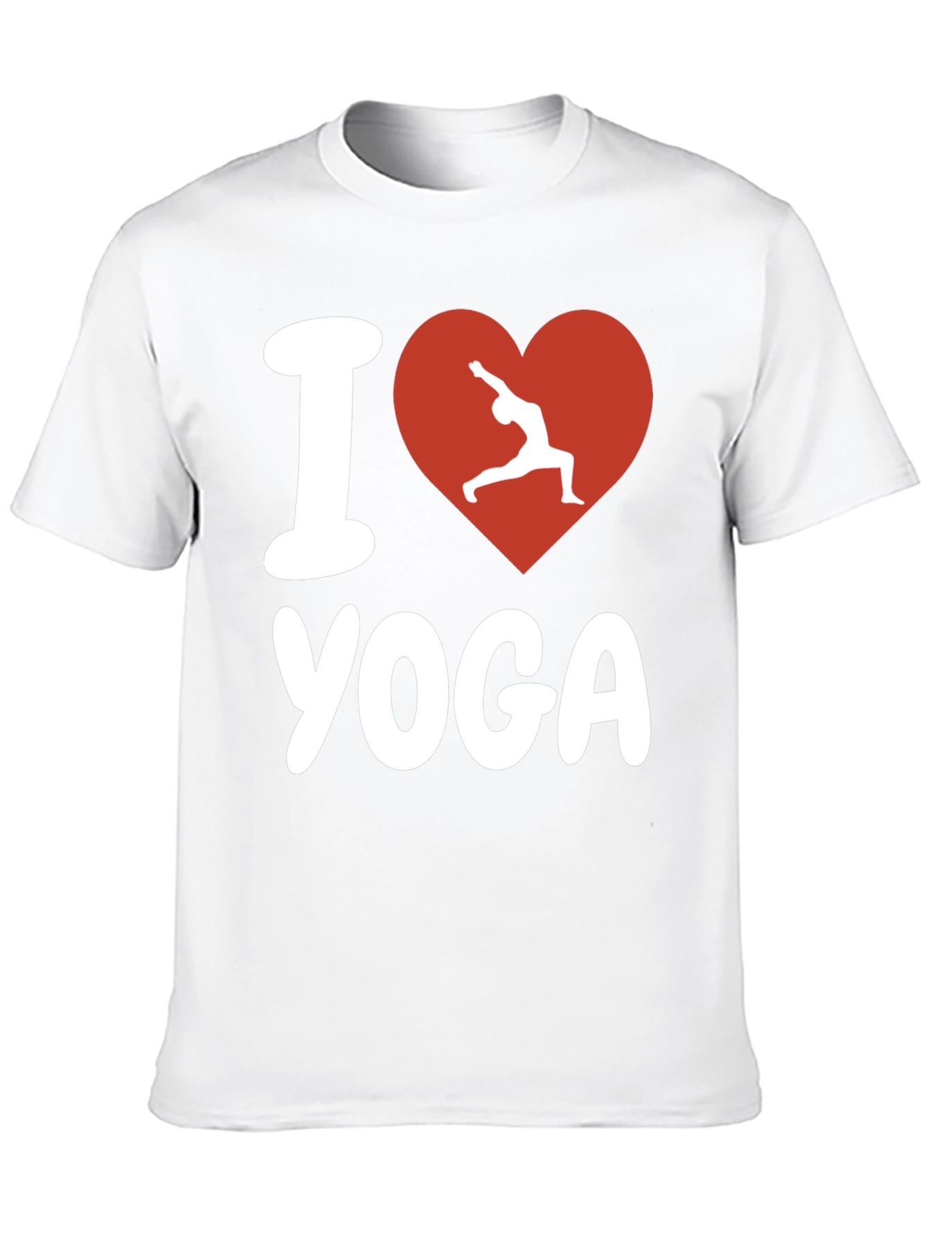 I Love Yoga Graphic Tee - Black Unisex T-Shirt