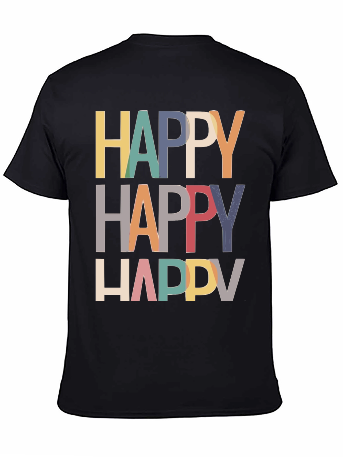 Happy Graphic Tee - Modern Fun T-Shirt