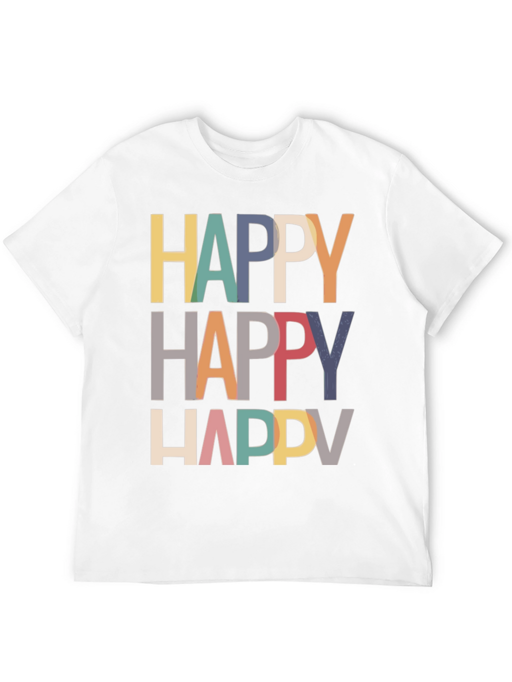 Happy Graphic Tee - Modern Fun T-Shirt