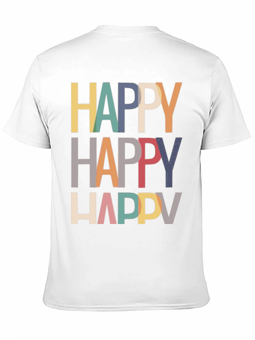 Happy Graphic Tee - Modern Fun T-Shirt