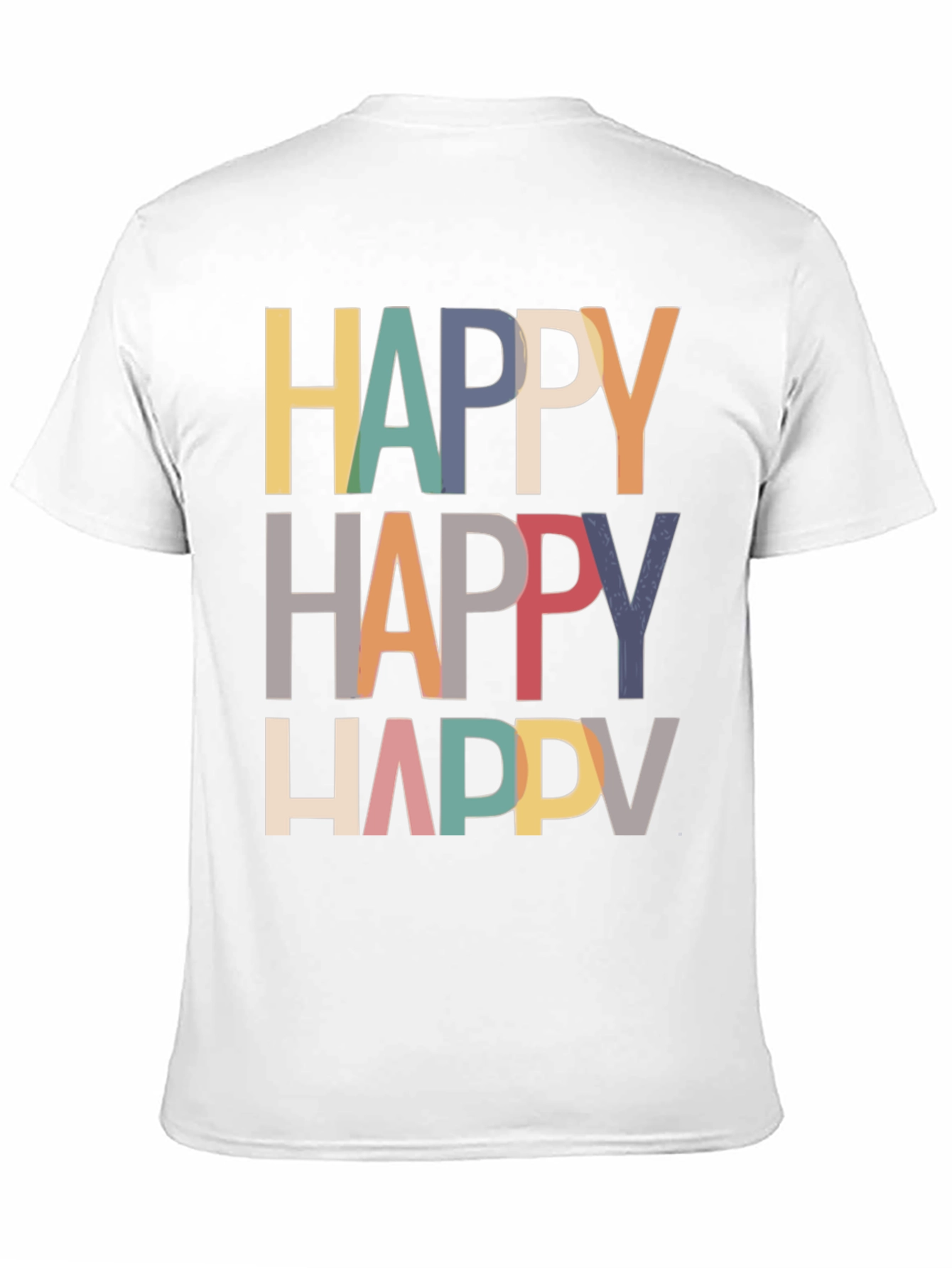 Happy Graphic Tee - Modern Fun T-Shirt