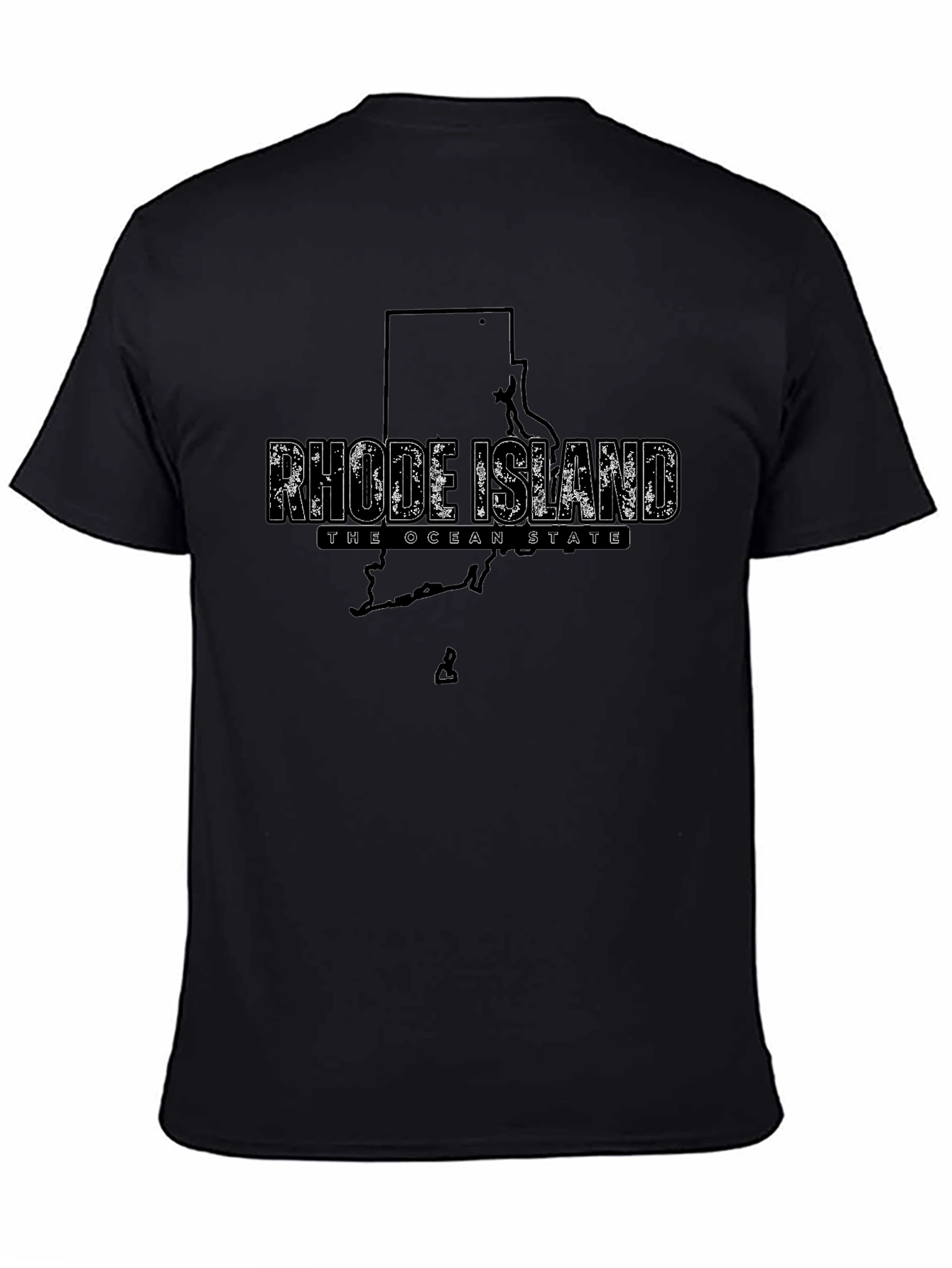 Rhode Island State Map T-Shirt - The Ocean State
