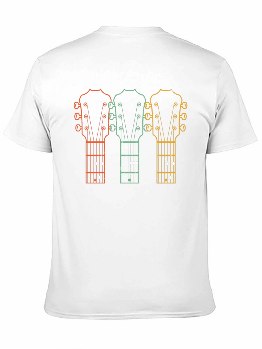 Retro Guitar Headstock T-Shirt