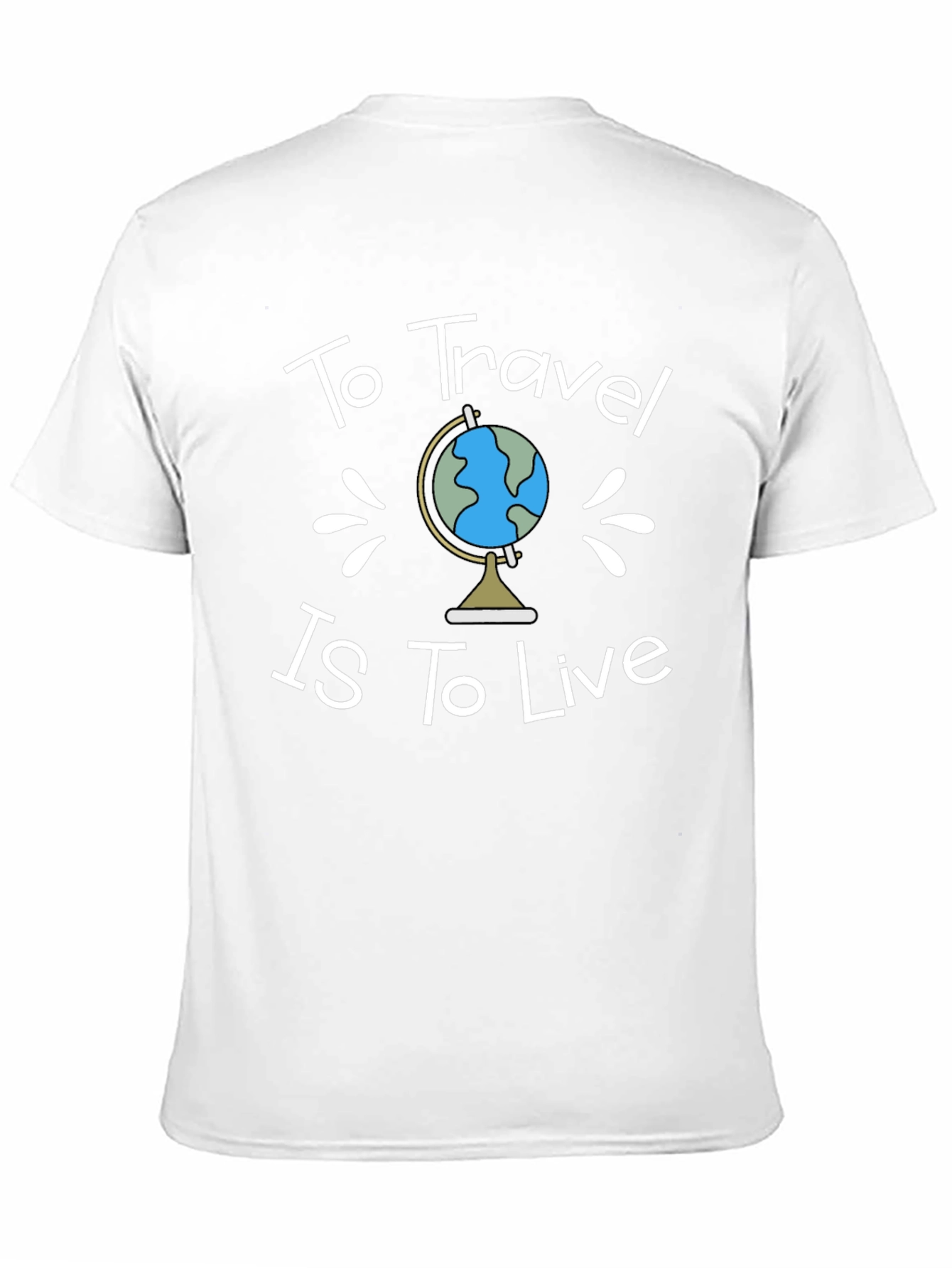 To Travel is To Live Black T-Shirt