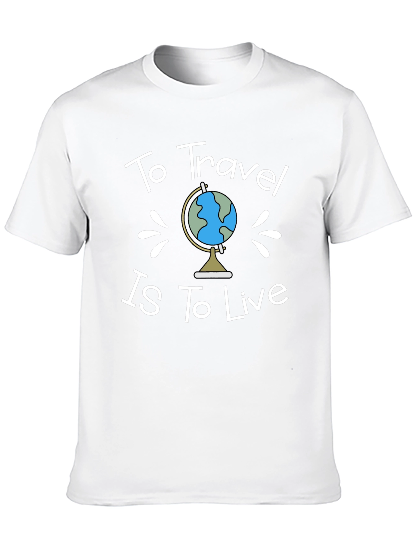 To Travel is To Live Black T-Shirt