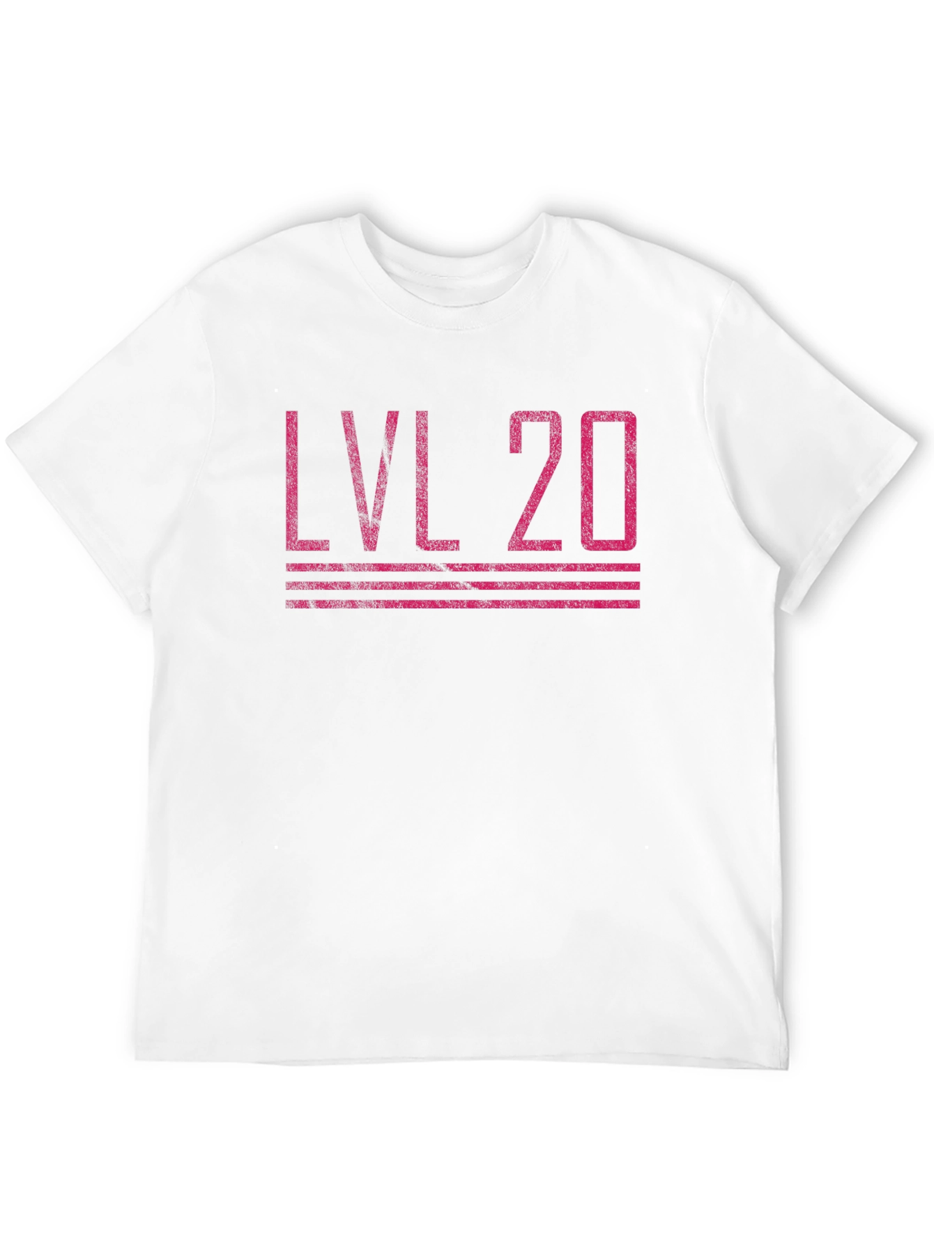Level 20 Gamer T-Shirt - Black Cotton Blend