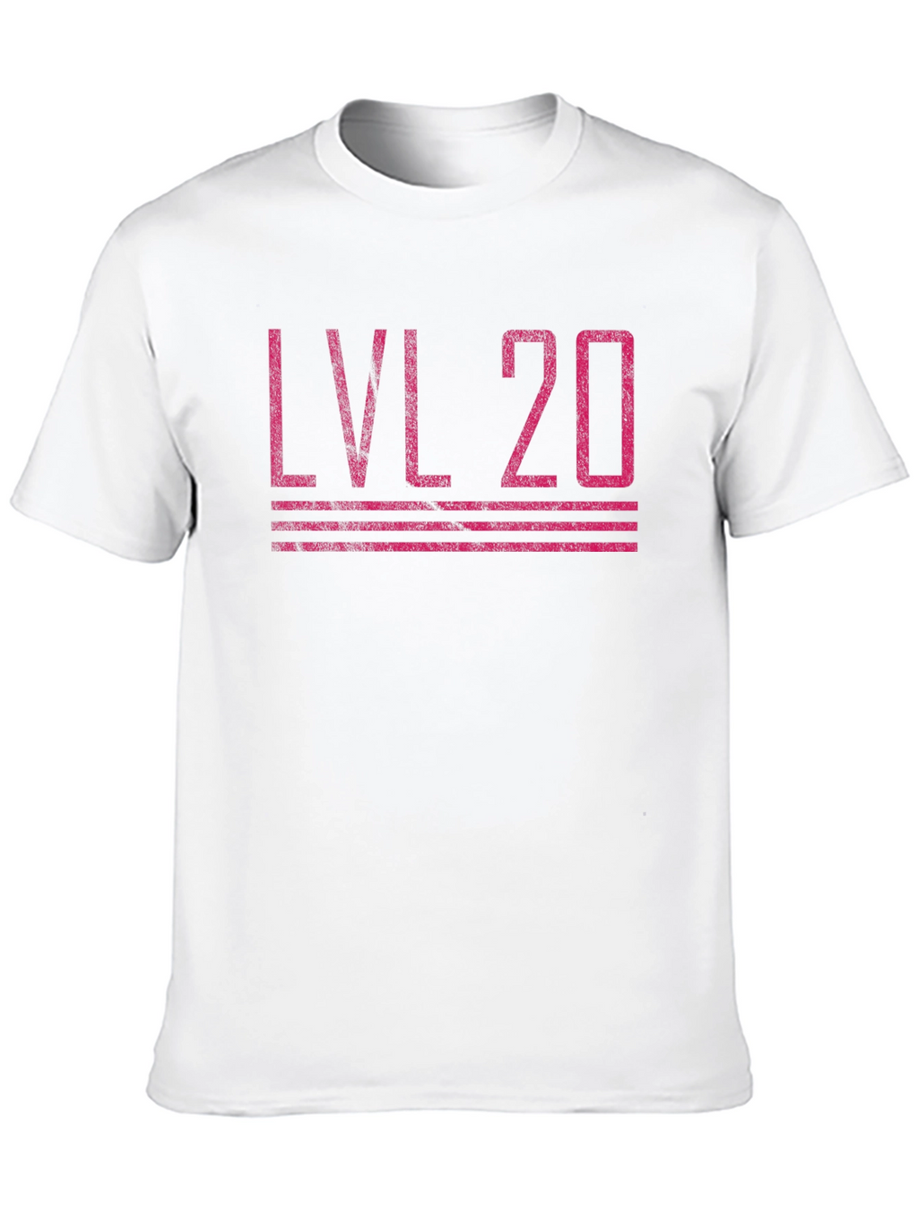 Level 20 Gamer T-Shirt - Black Cotton Blend