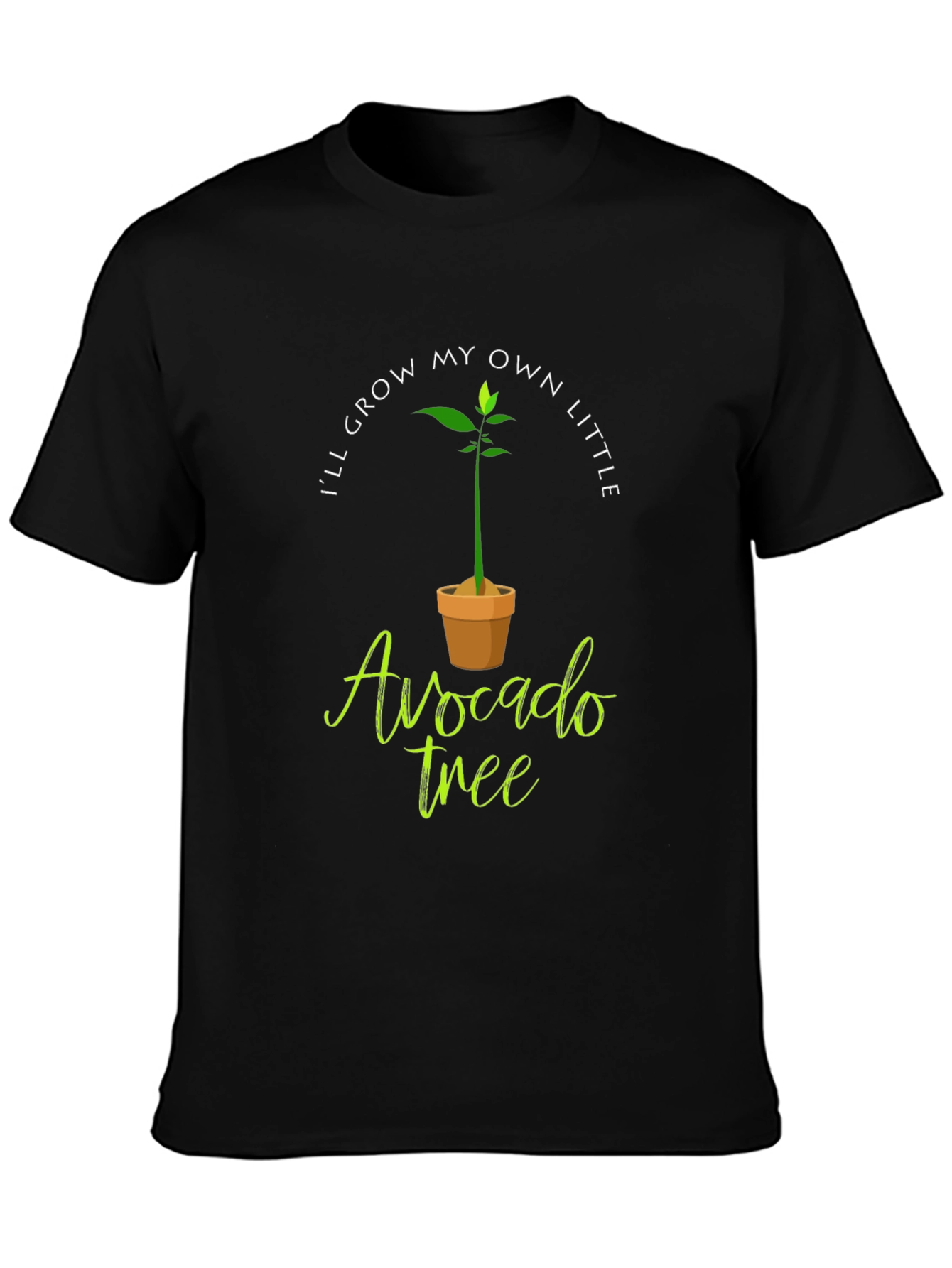 Avocado Tree Graphic T-Shirt - Grow Your Own!