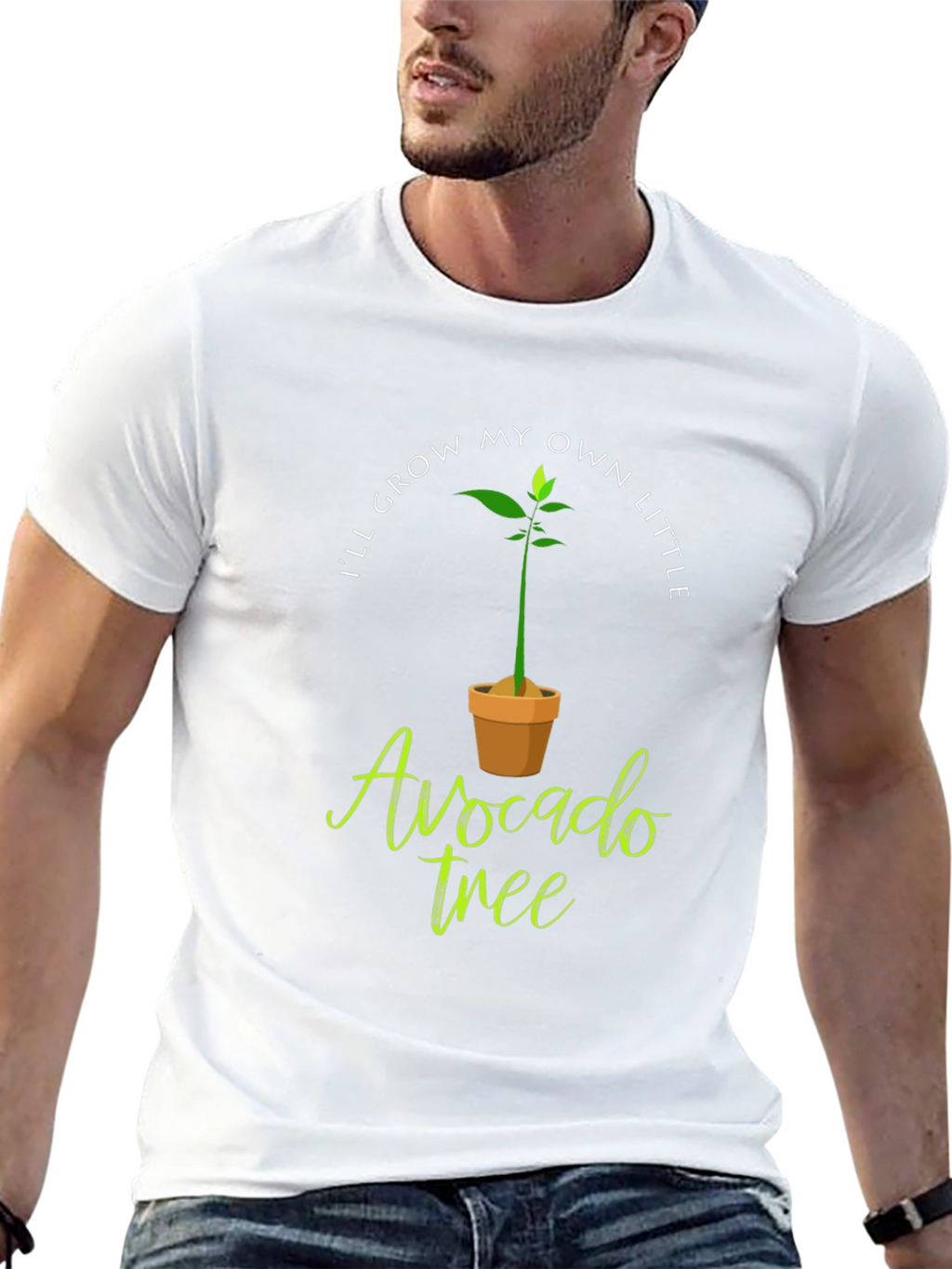 Avocado Tree Graphic T-Shirt - Grow Your Own!