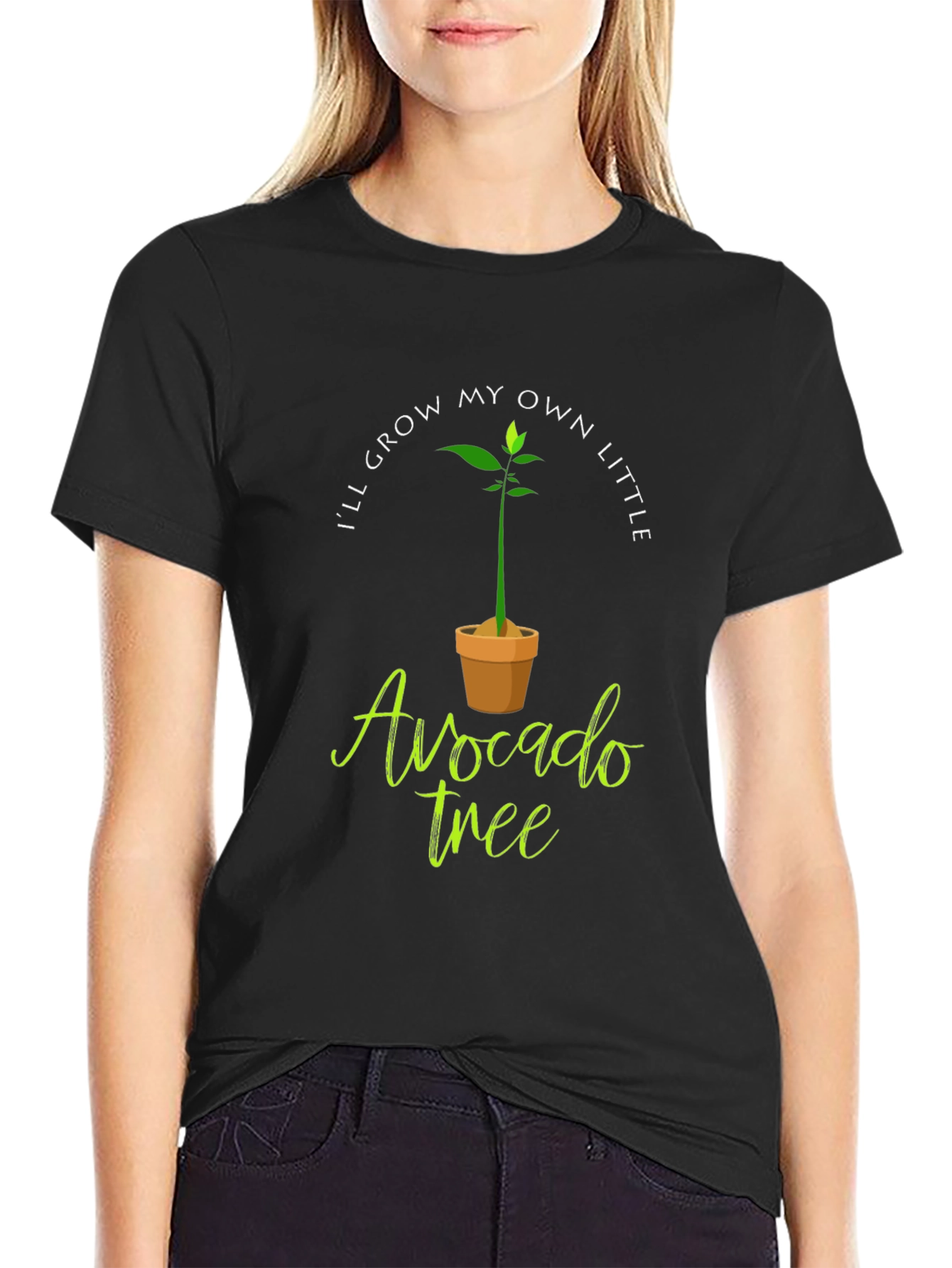 Avocado Tree Graphic T-Shirt - Grow Your Own!