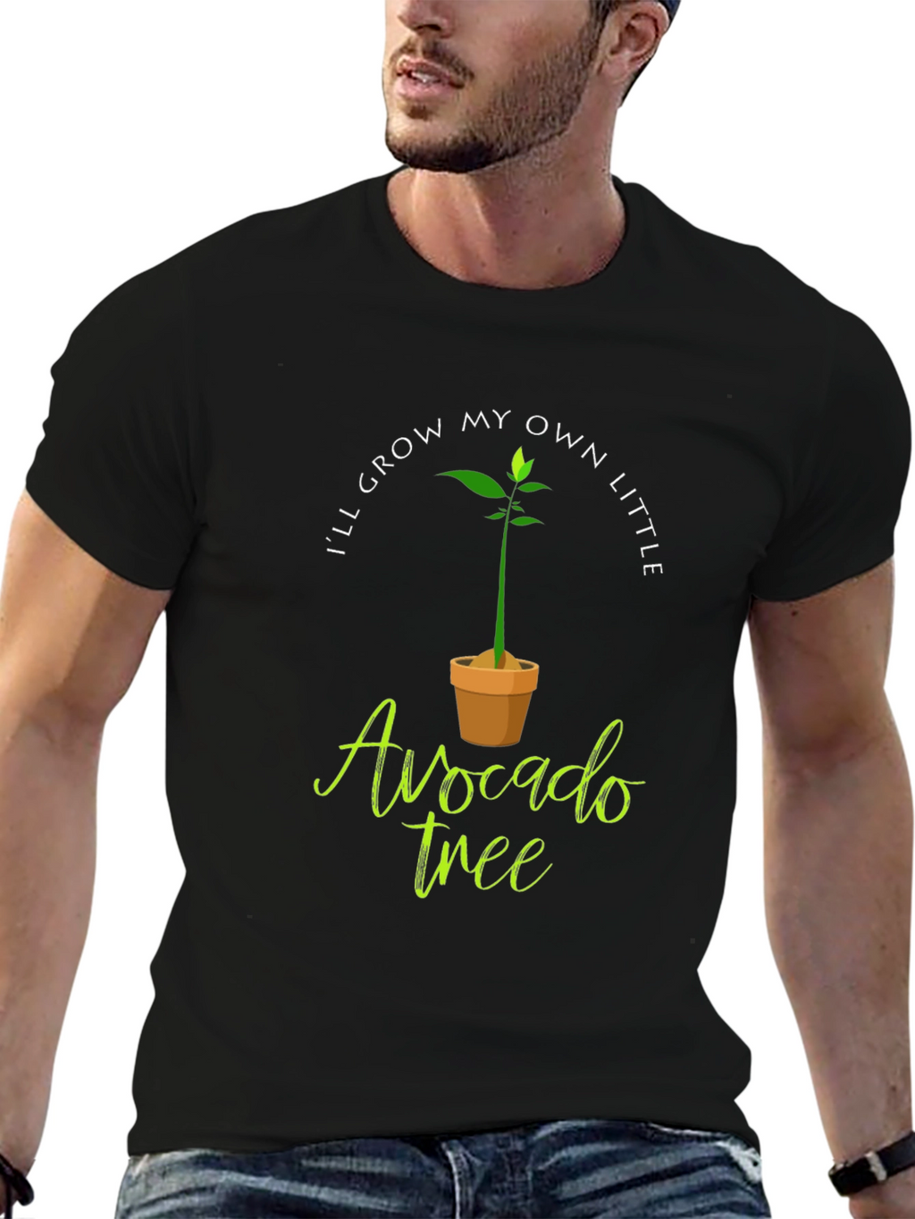 Avocado Tree Graphic T-Shirt - Grow Your Own!