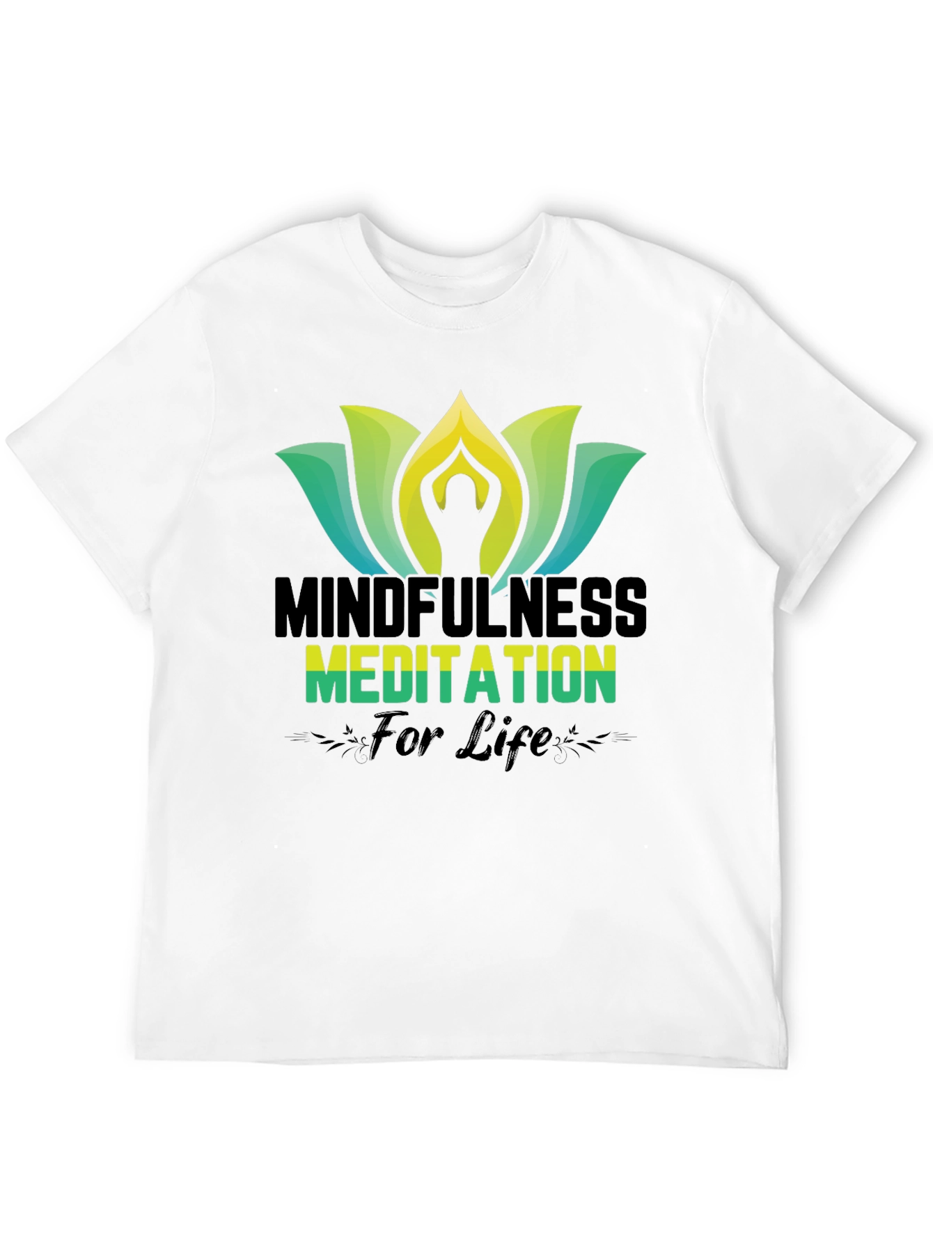 Mindfulness Meditation Black T-Shirt