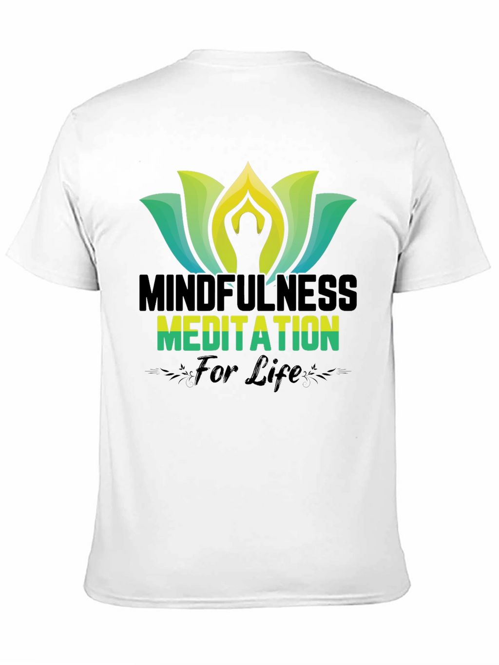 Mindfulness Meditation Black T-Shirt