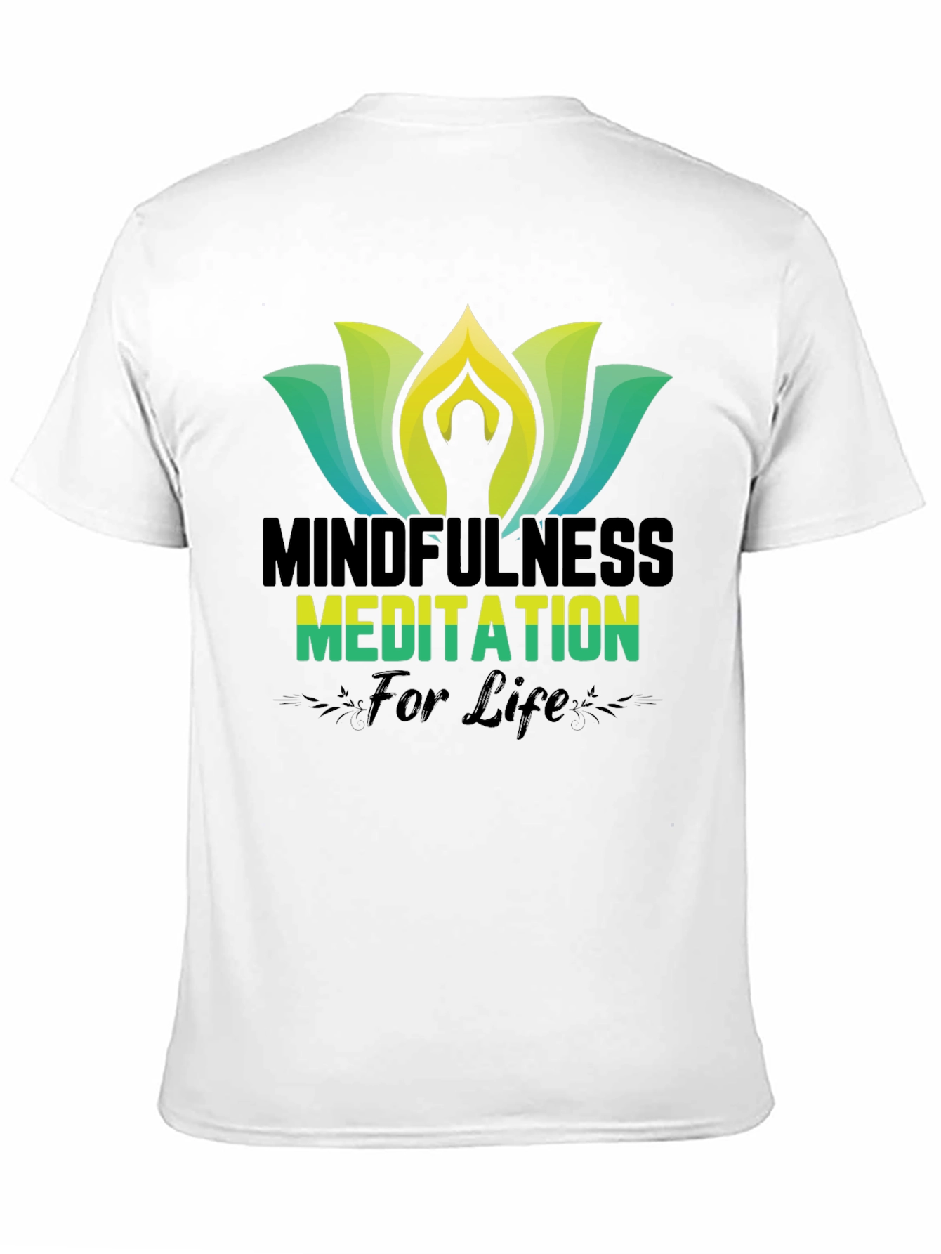 Mindfulness Meditation Black T-Shirt