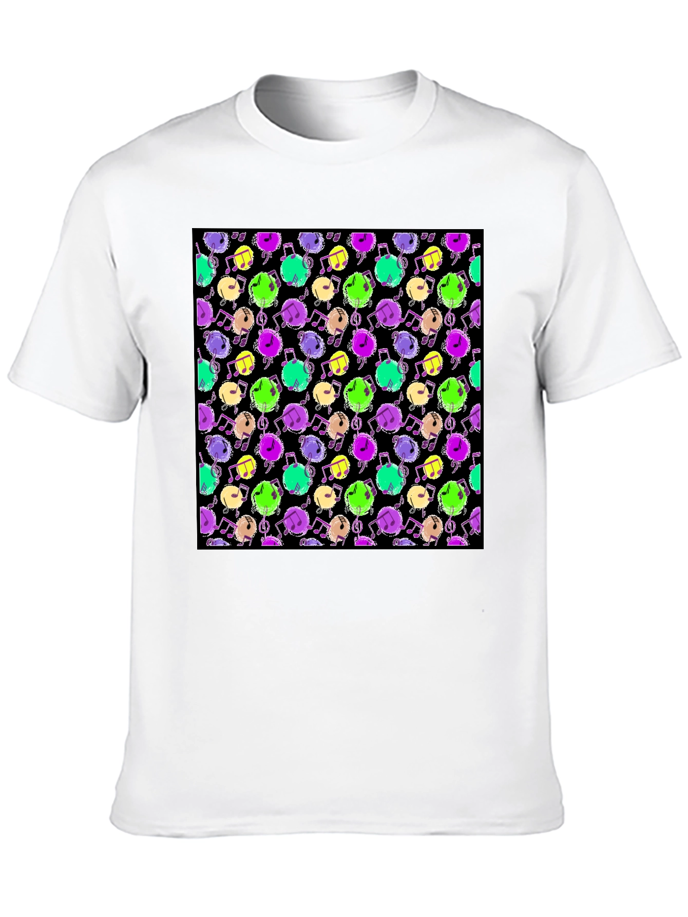 Music Notes Pattern Tee