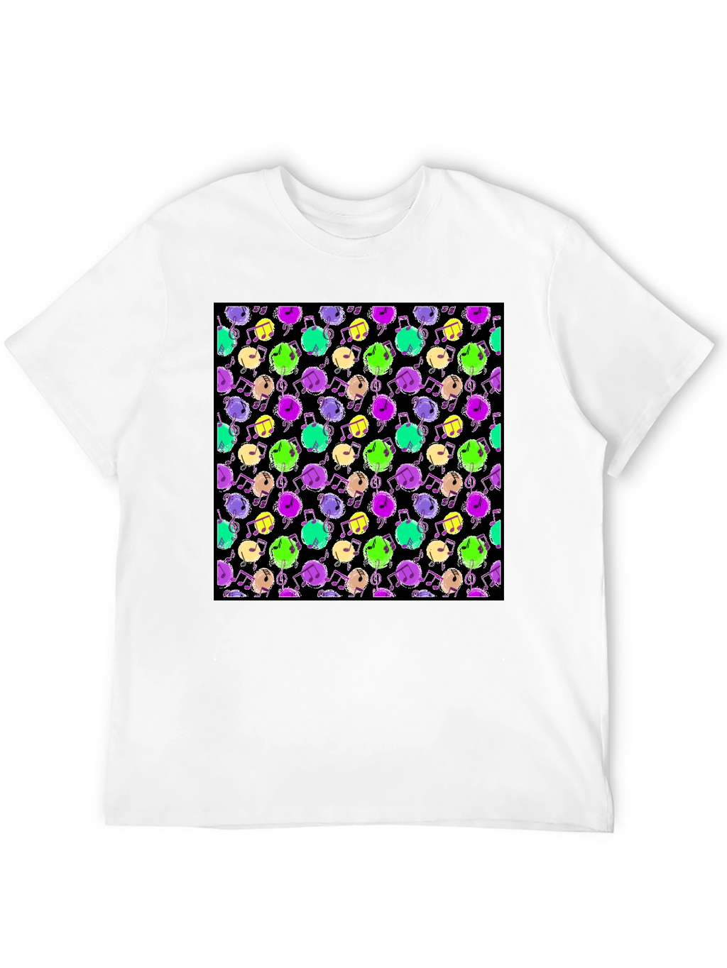 Music Notes Pattern Tee