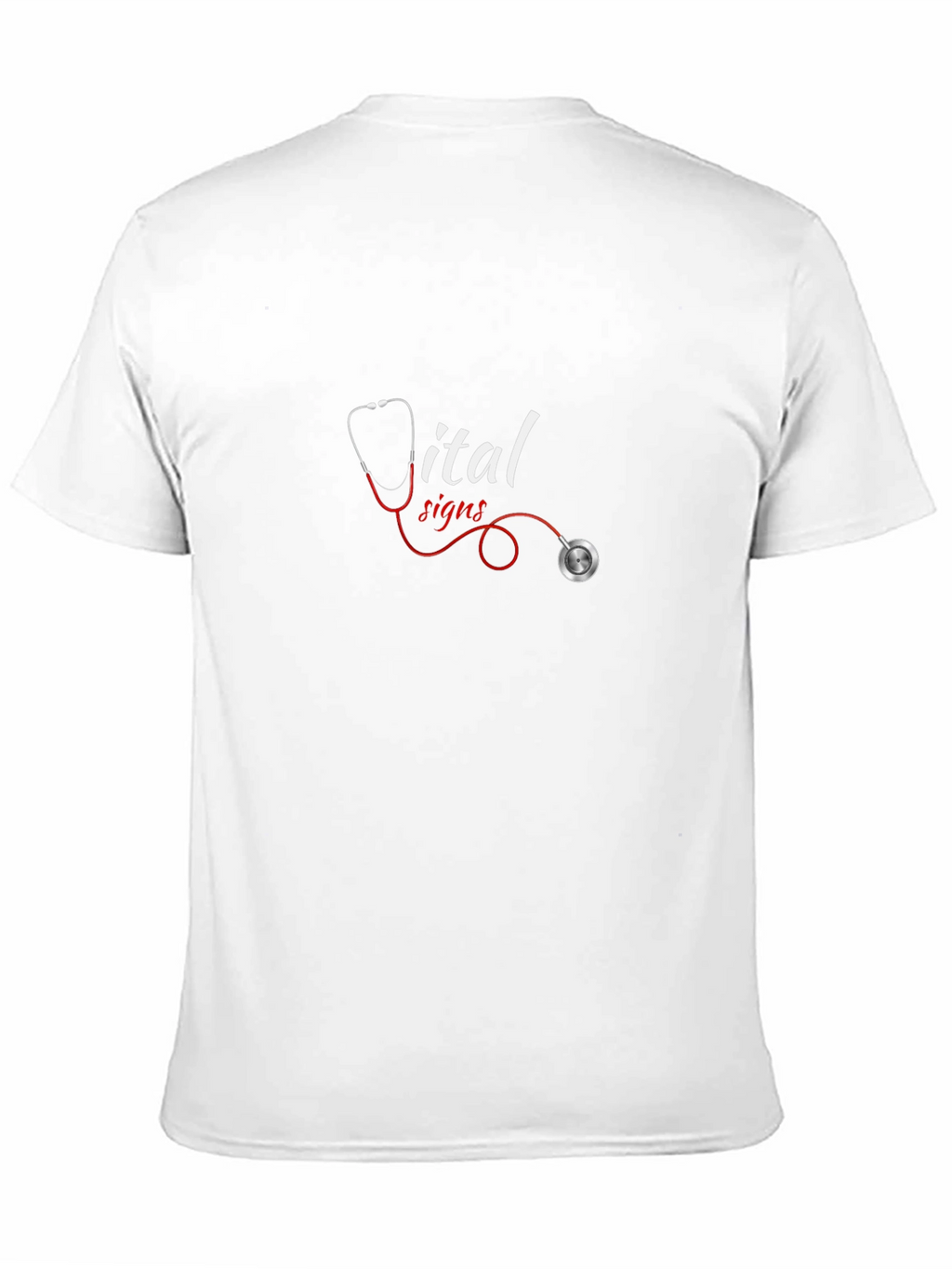 Vital Signs Stethoscope Graphic Tee - Medical Apparel