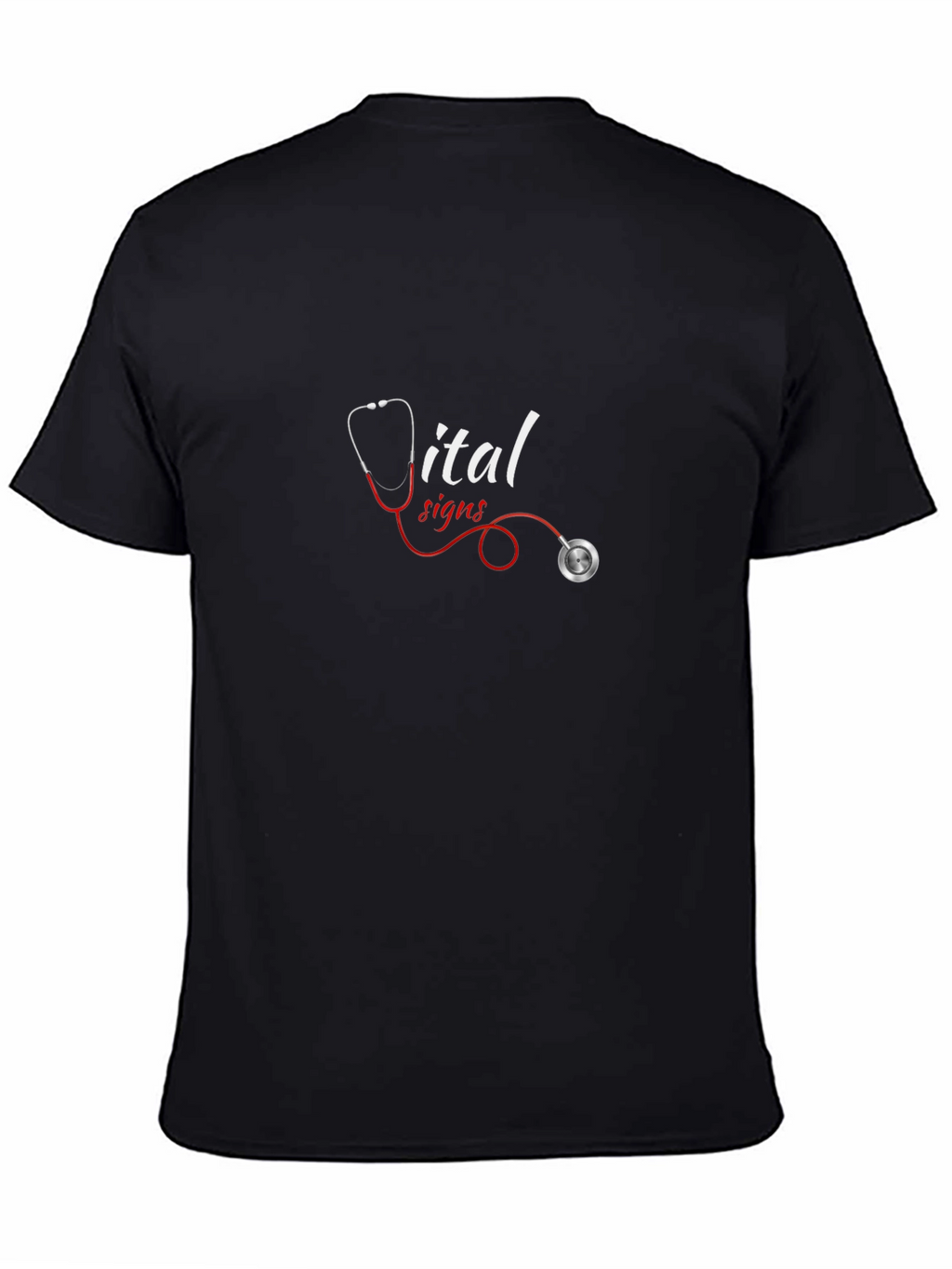 Vital Signs Stethoscope Graphic Tee - Medical Apparel