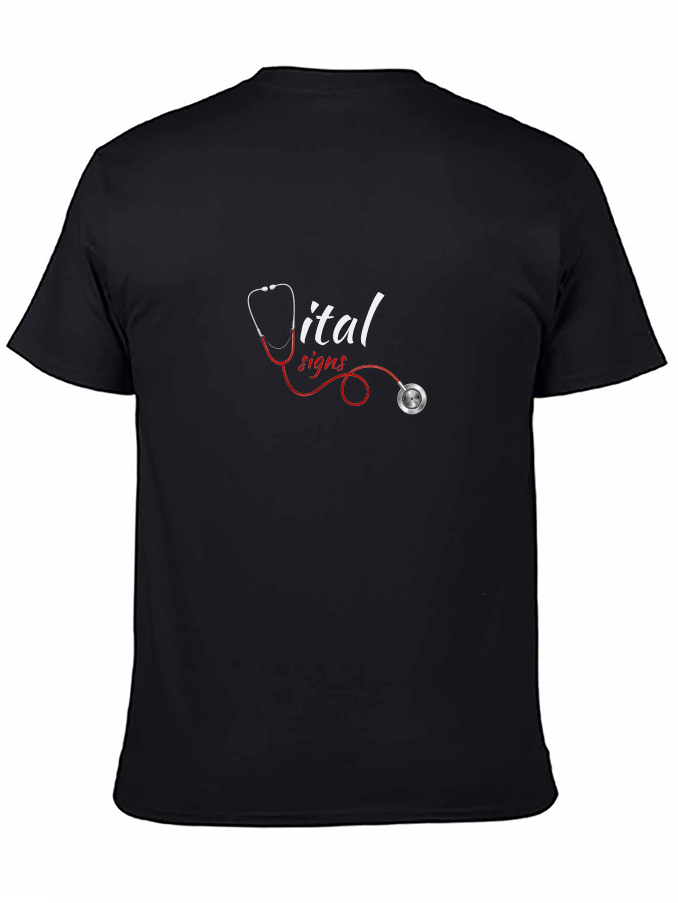 Vital Signs Stethoscope Graphic Tee - Medical Apparel
