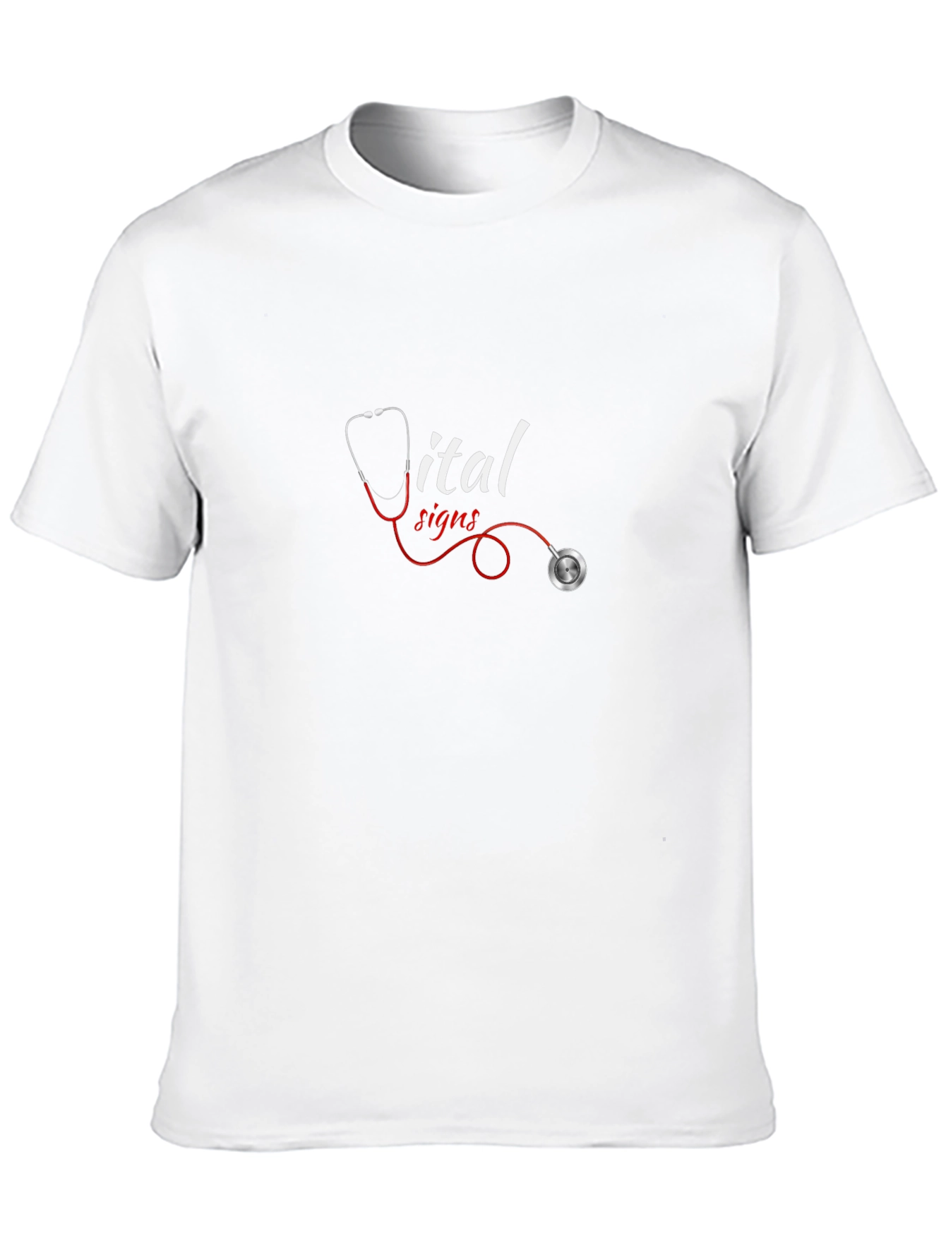 Vital Signs Stethoscope Graphic Tee - Medical Apparel