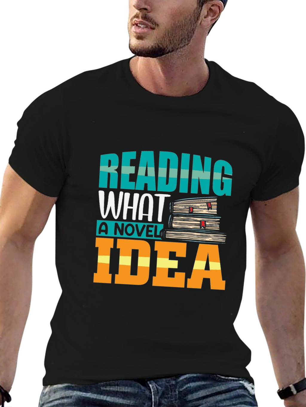 Reading What A Novel Idea T-Shirt Book Lover Tee