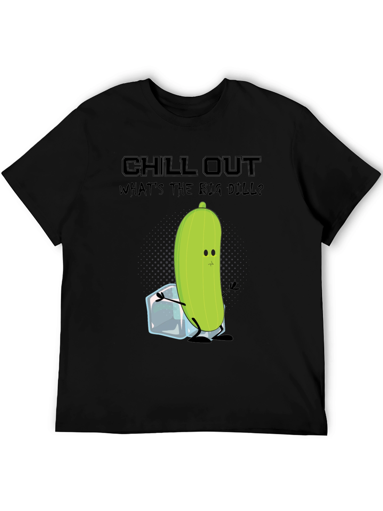 Chill Out Pickle T-Shirt: Funny Foodie Tee