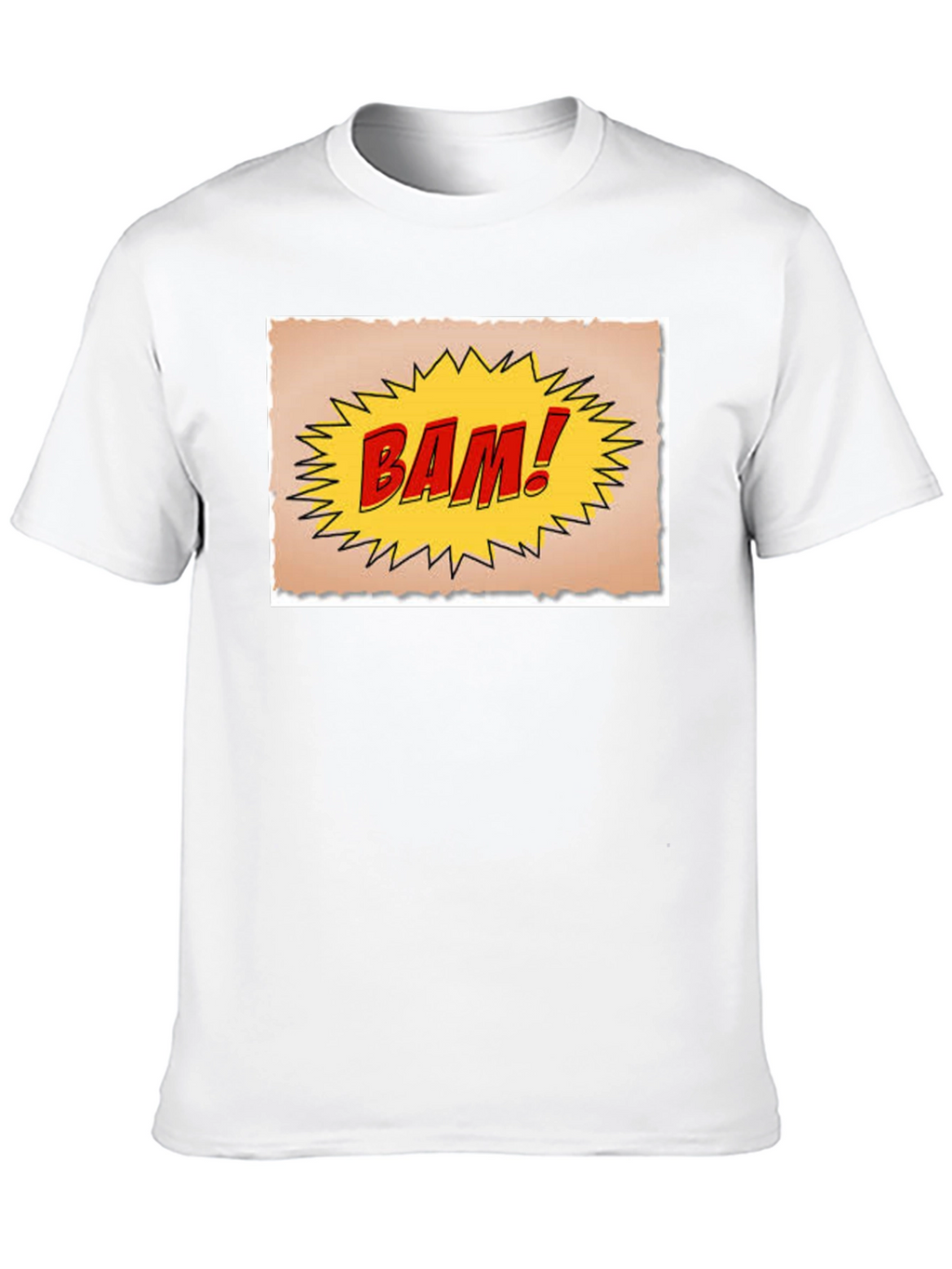 BAM! Comic Style Black T-Shirt