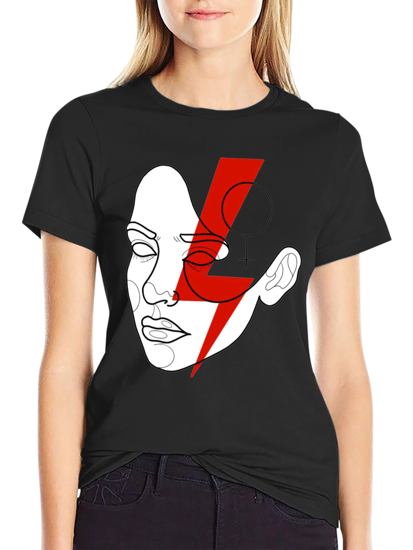 Feminist Icon T-Shirt - Black Graphic Tee