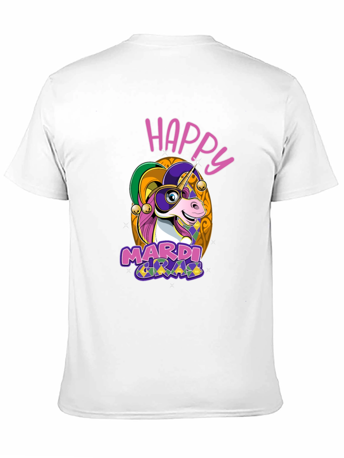 Happy Mardi Gras Unicorn T-Shirt
