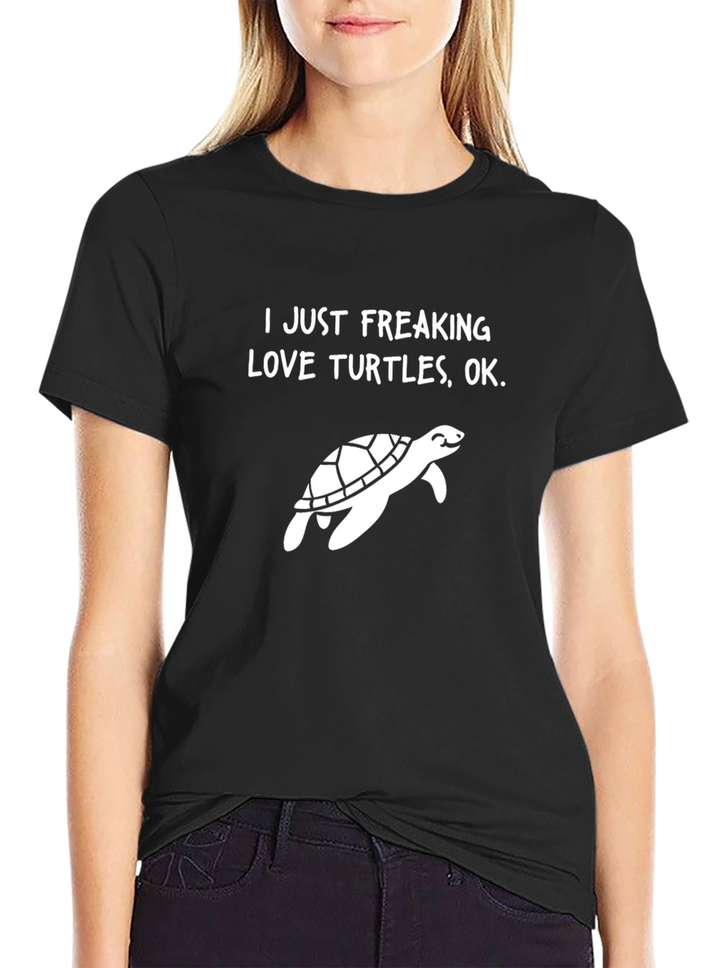 I Just Freaking Love Turtles Graphic Tee