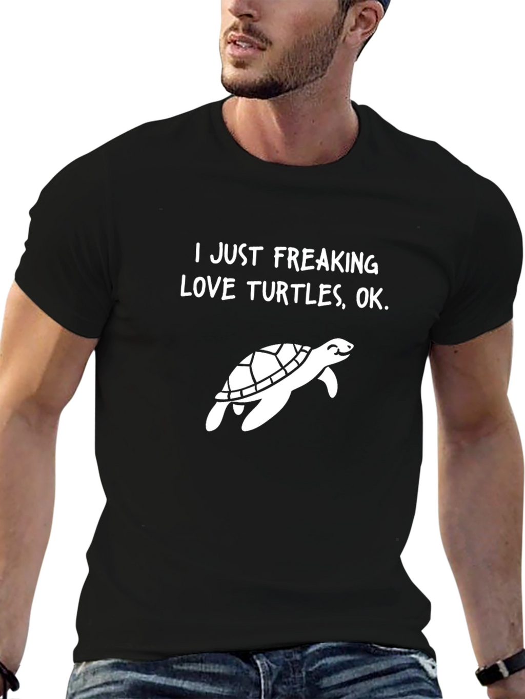 I Just Freaking Love Turtles Graphic Tee