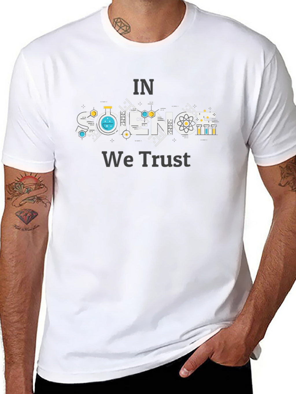 In Science We Trust T-Shirt - Black