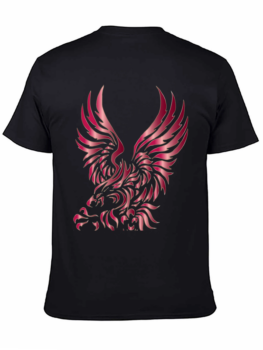 Bold Eagle Graphic Black T-Shirt