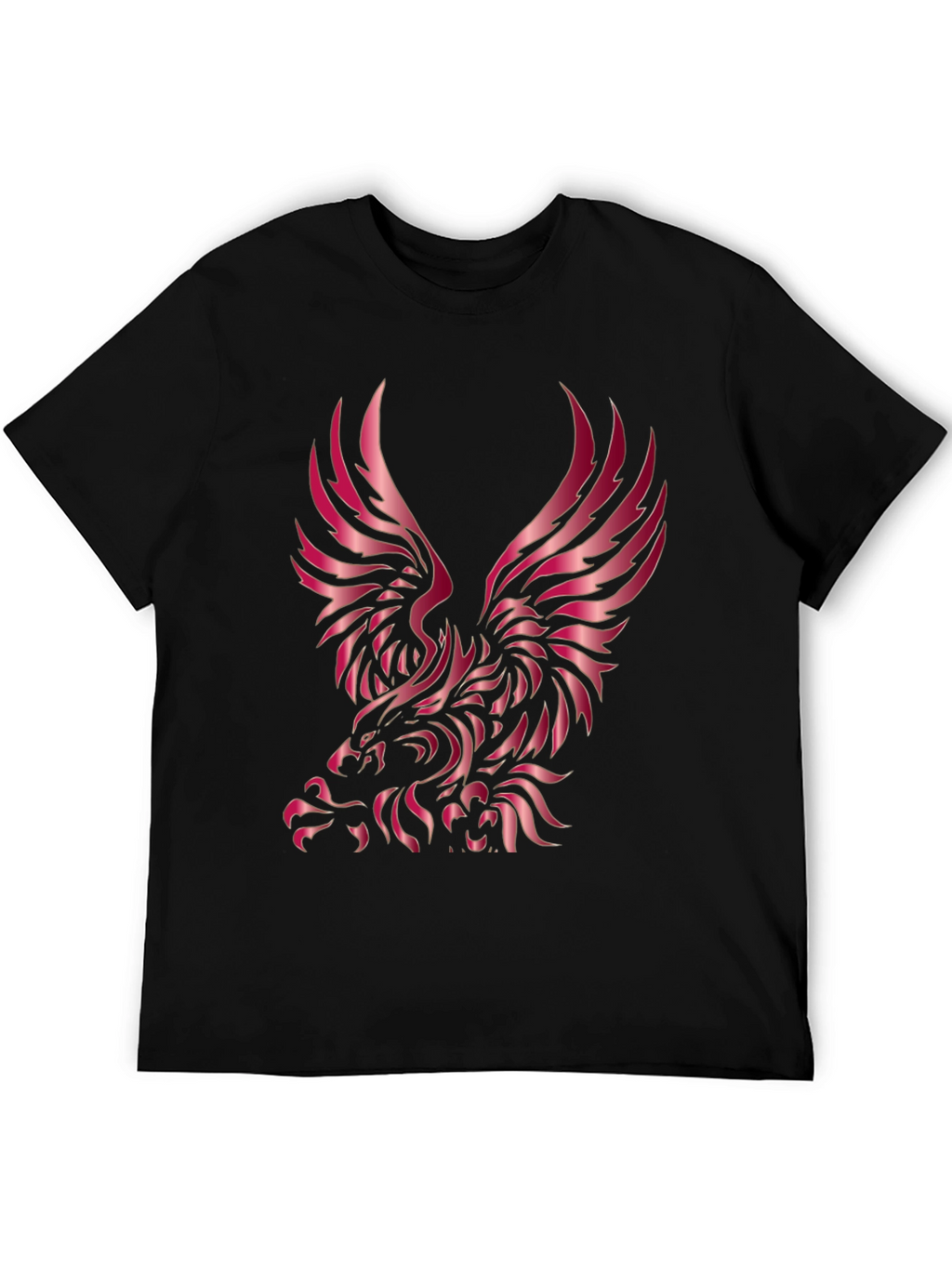 Bold Eagle Graphic Black T-Shirt