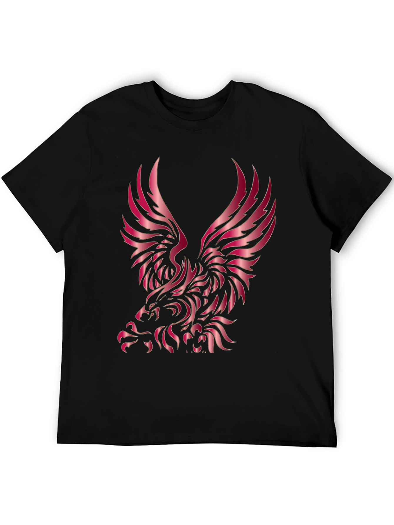 Bold Eagle Graphic Black T-Shirt