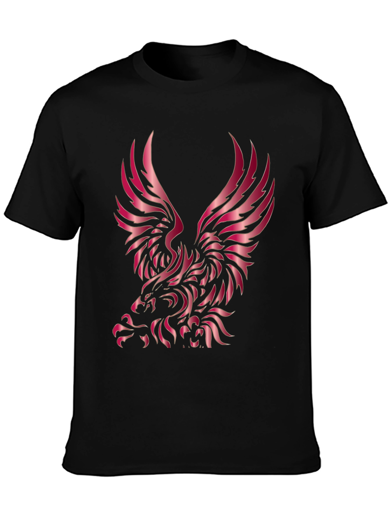 Bold Eagle Graphic Black T-Shirt
