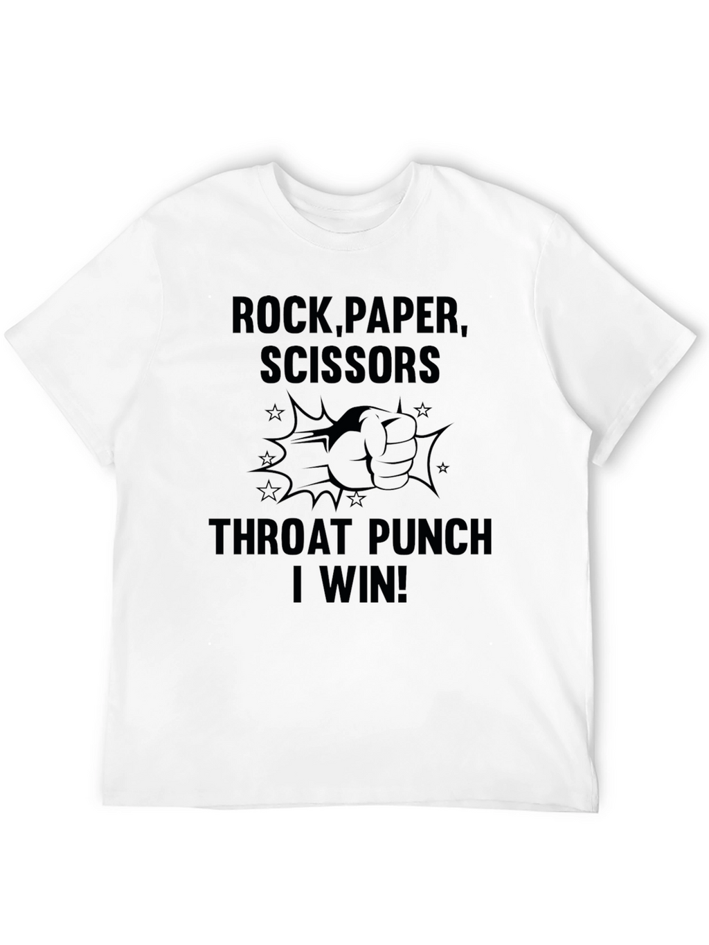 Rock Paper Scissors Throat Punch T-Shirt