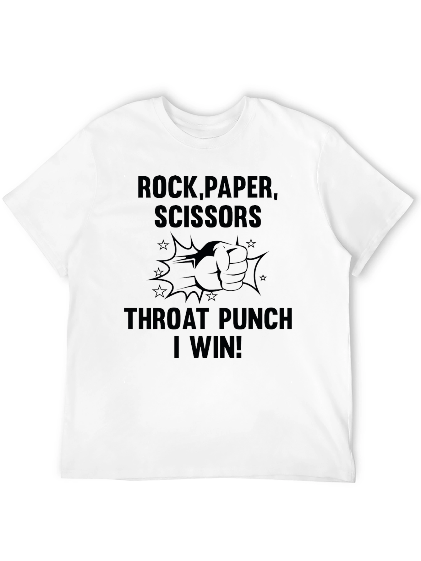 Rock Paper Scissors Throat Punch T-Shirt