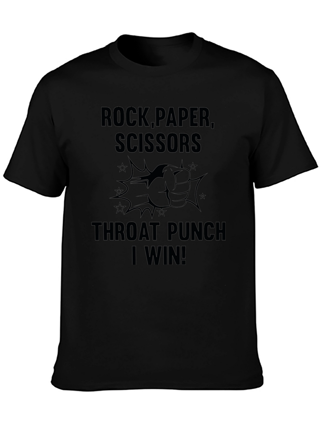 Rock Paper Scissors Throat Punch T-Shirt