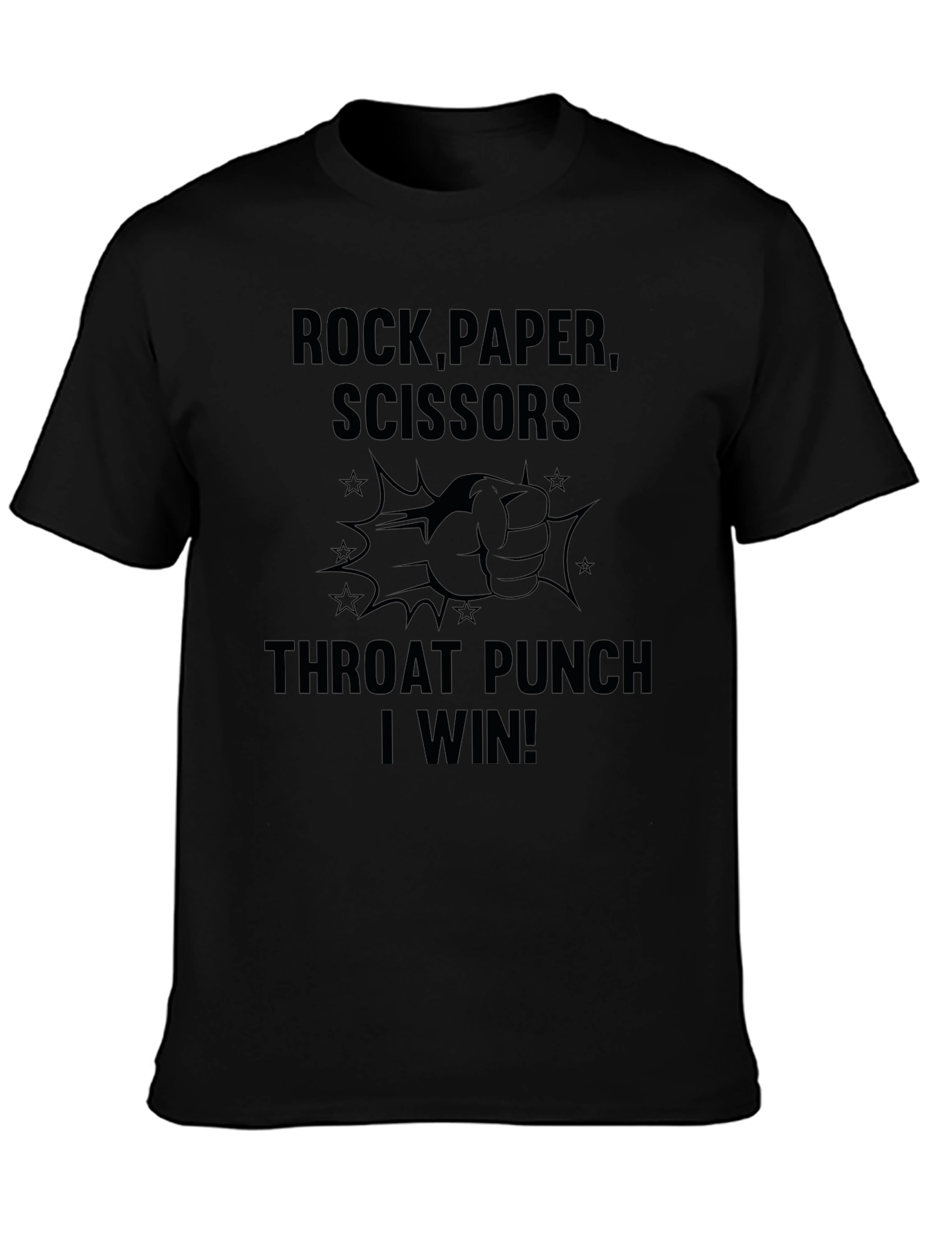 Rock Paper Scissors Throat Punch T-Shirt