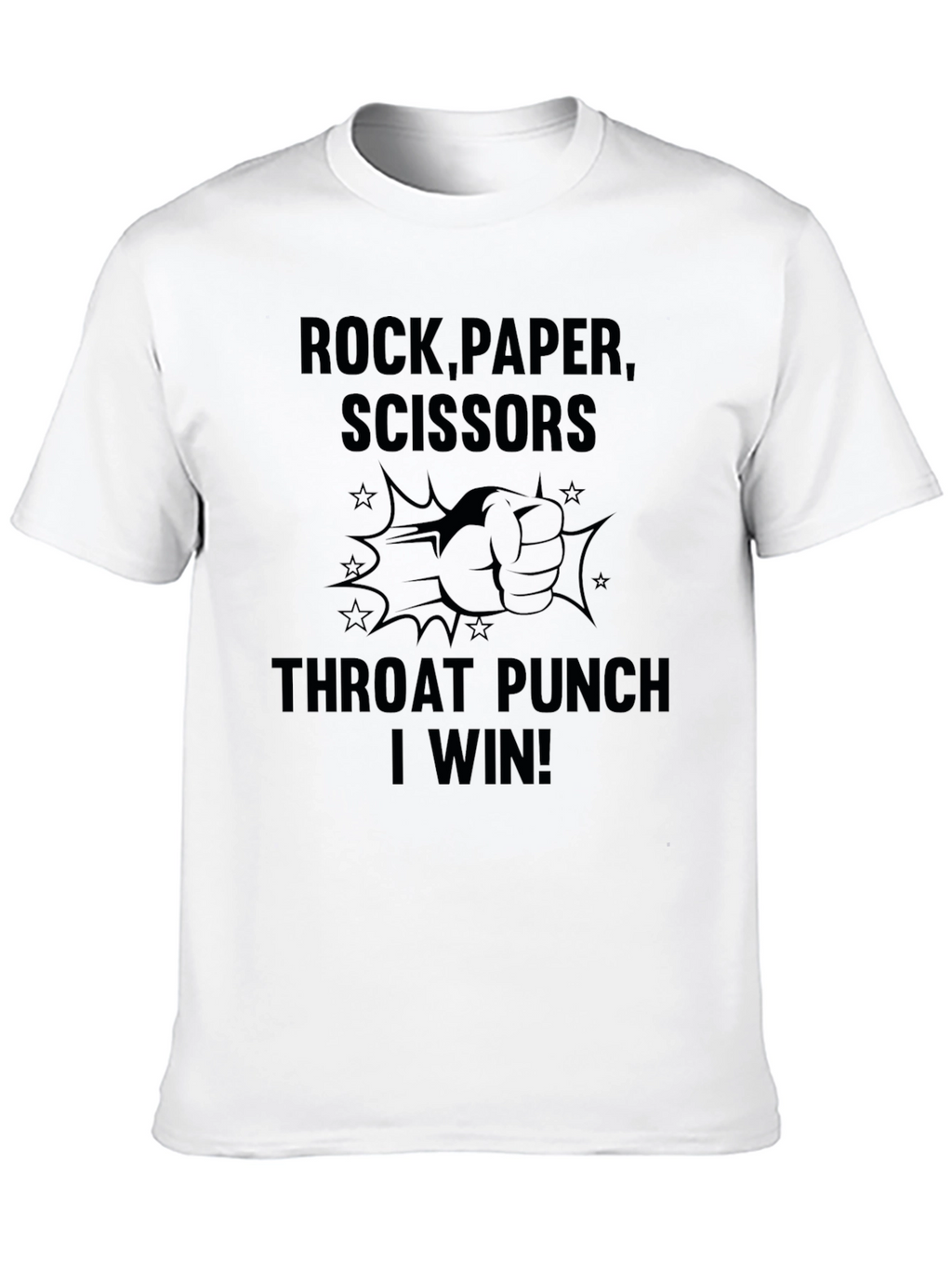 Rock Paper Scissors Throat Punch T-Shirt