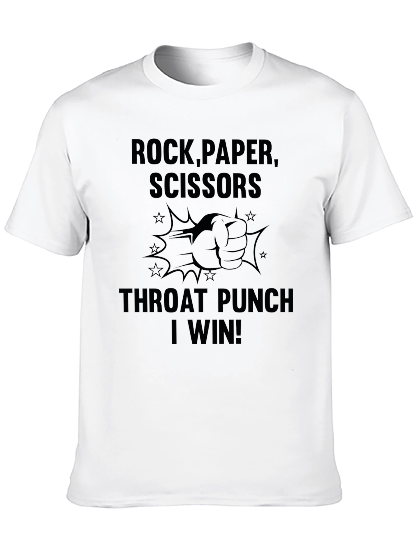 Rock Paper Scissors Throat Punch T-Shirt