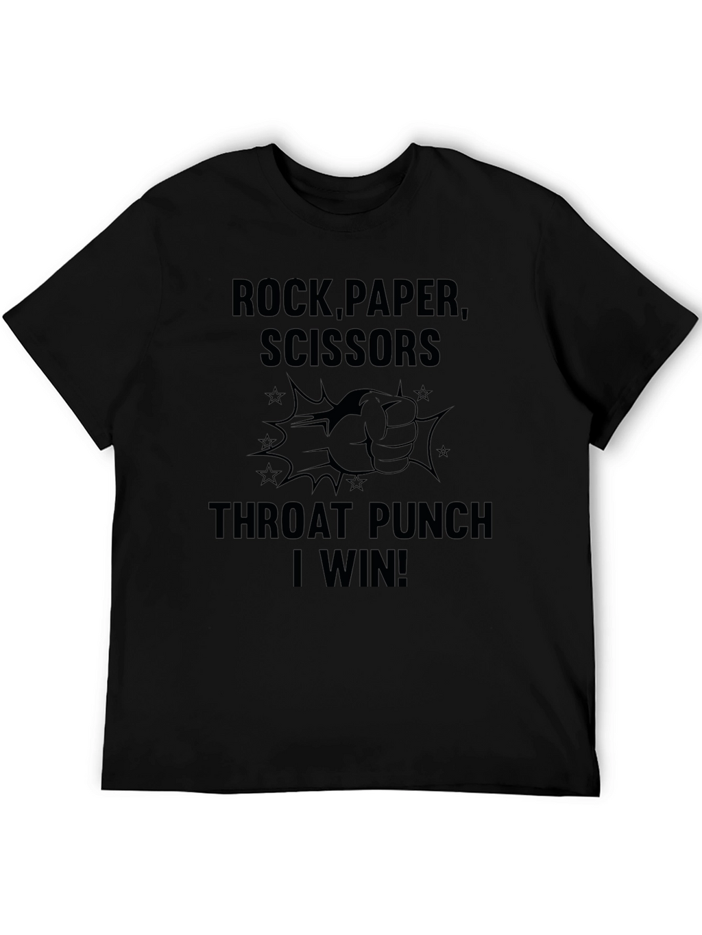 Rock Paper Scissors Throat Punch T-Shirt
