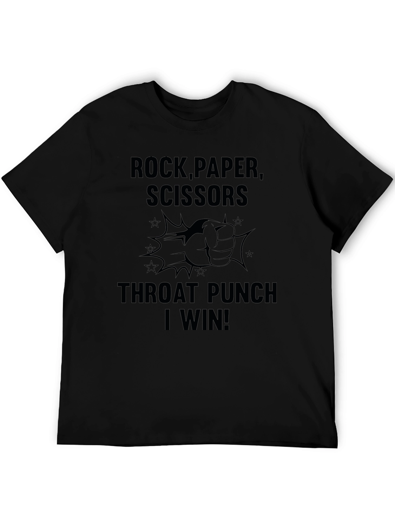 Rock Paper Scissors Throat Punch T-Shirt