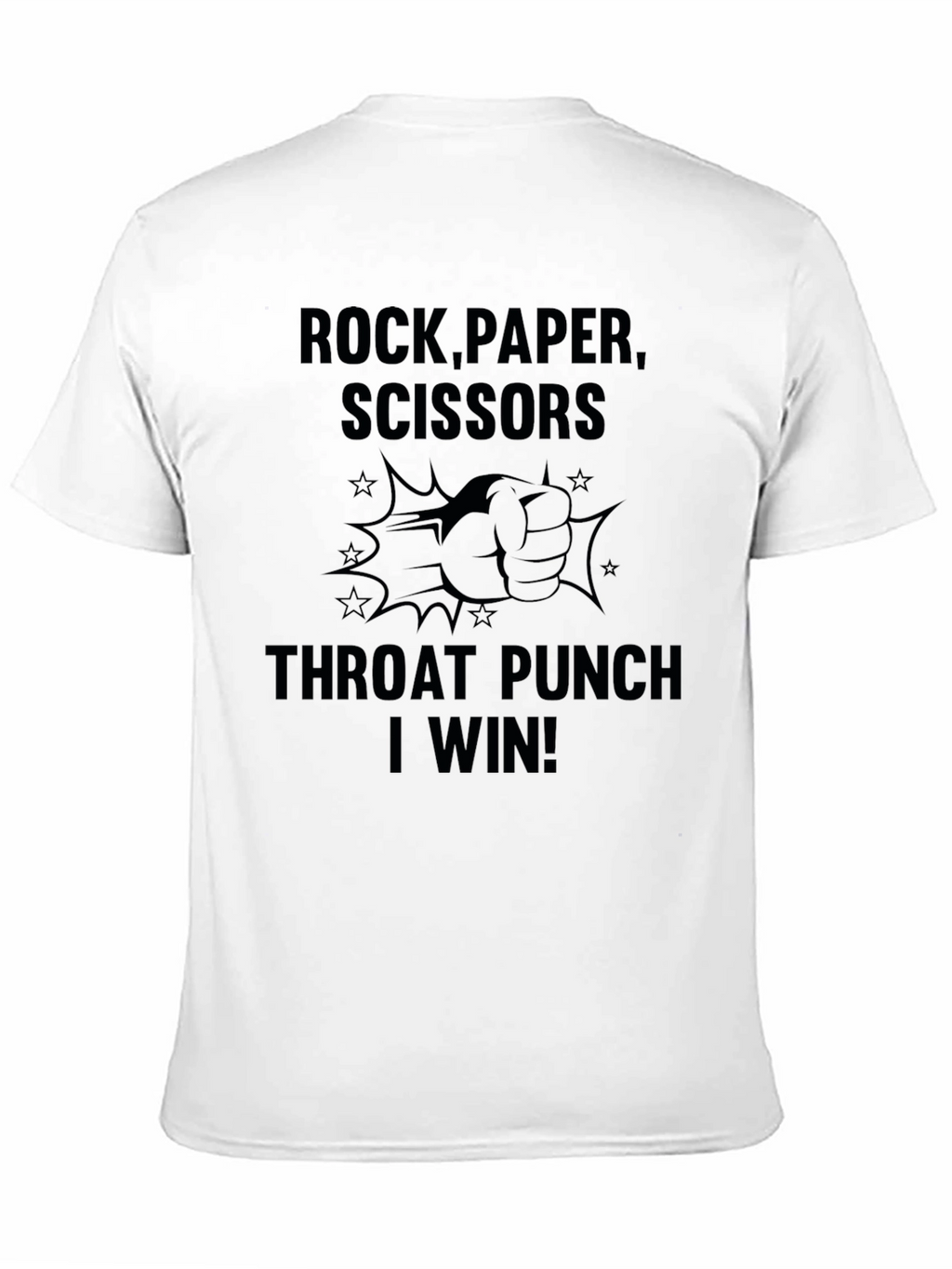 Rock Paper Scissors Throat Punch T-Shirt
