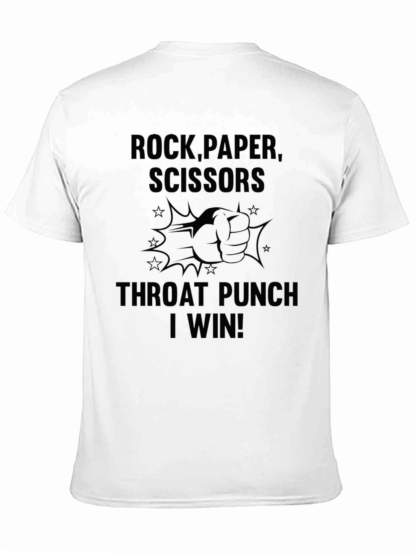 Rock Paper Scissors Throat Punch T-Shirt