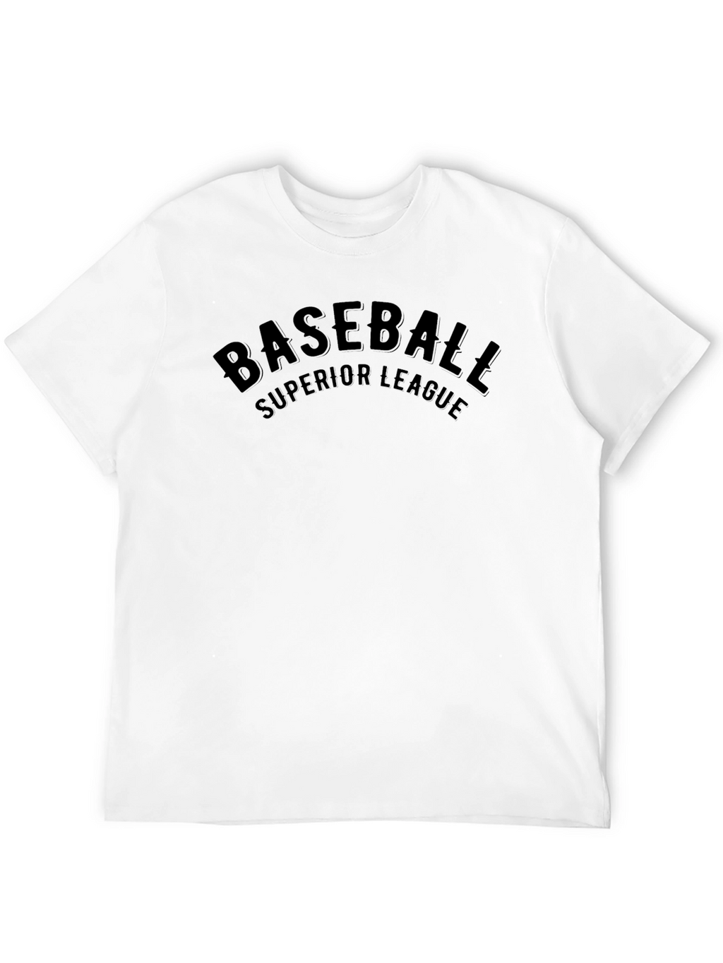 Baseball Superior League Black Graphic T-Shirt