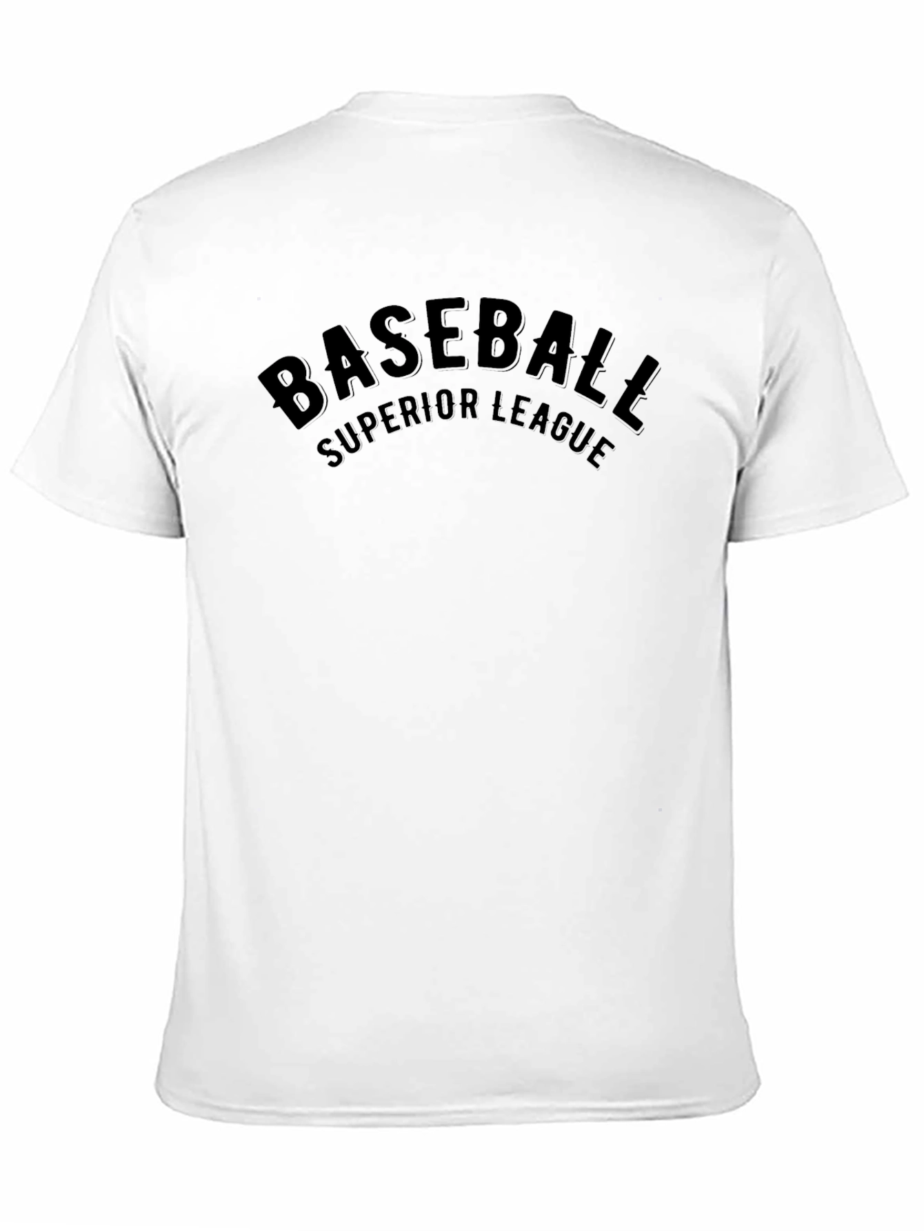 Baseball Superior League Black Graphic T-Shirt
